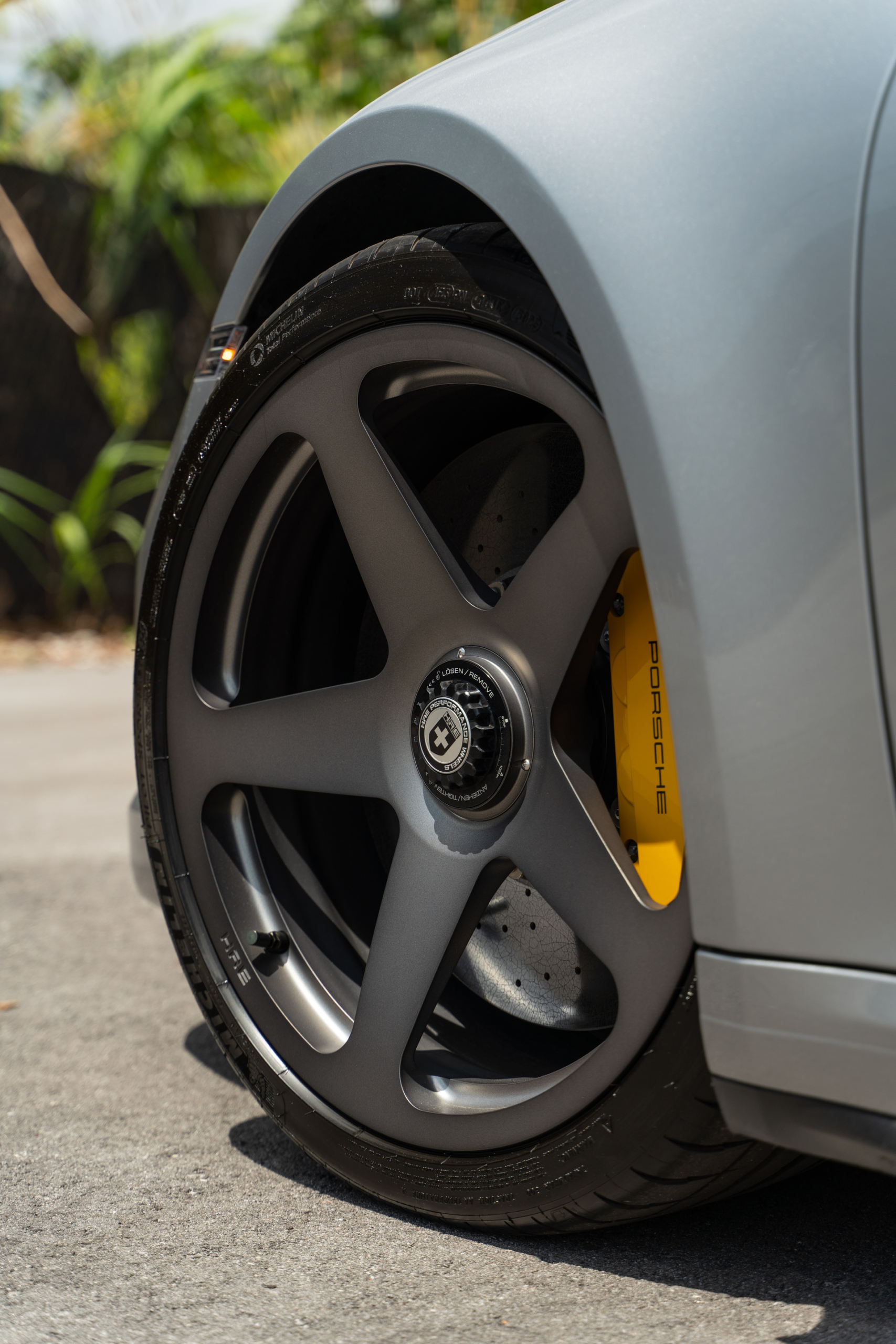 Porsche 992 Turbo S | GT Silver | on HRE 305M | Frozen Dark Polished