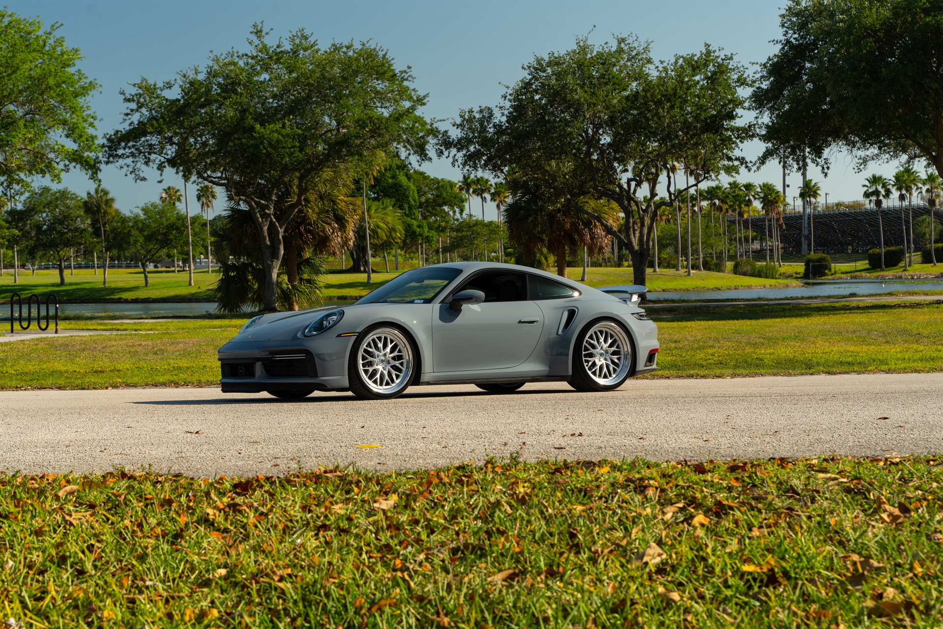 Porsche 992 Turbo S | Artic Gray | on HRE 520 FMR | Brushed Clear
