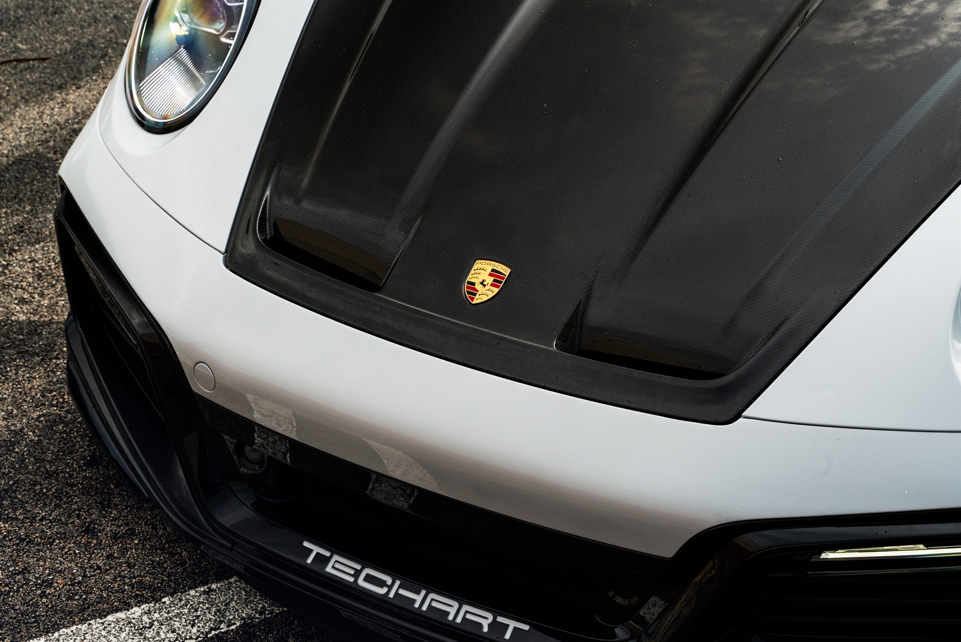 Porsche 992 Turbo S | Ice Gray Metallic| on HRE S101SC | Satin White Gold