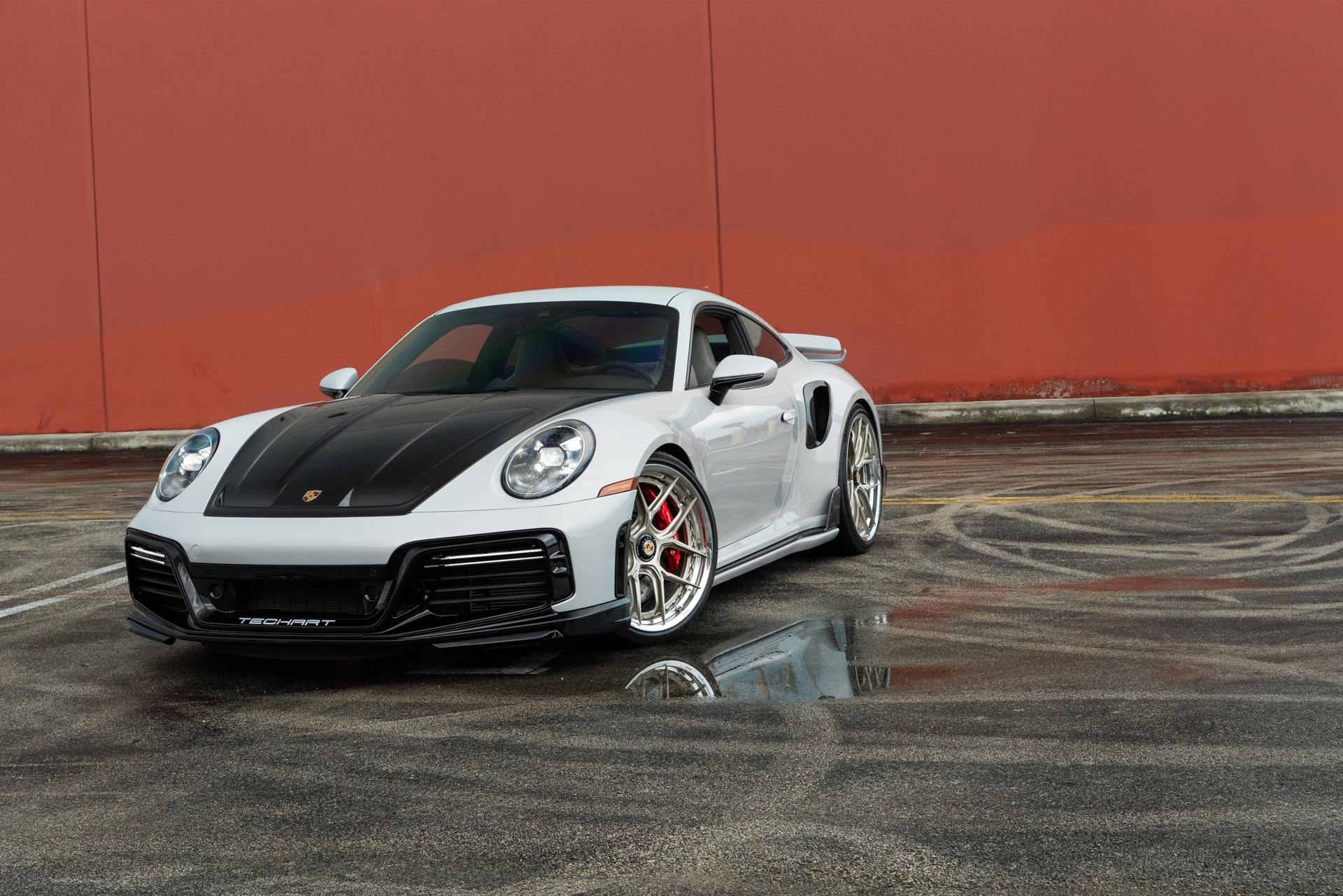 Porsche 992 Turbo S | Ice Gray Metallic| on HRE S101SC | Satin White Gold