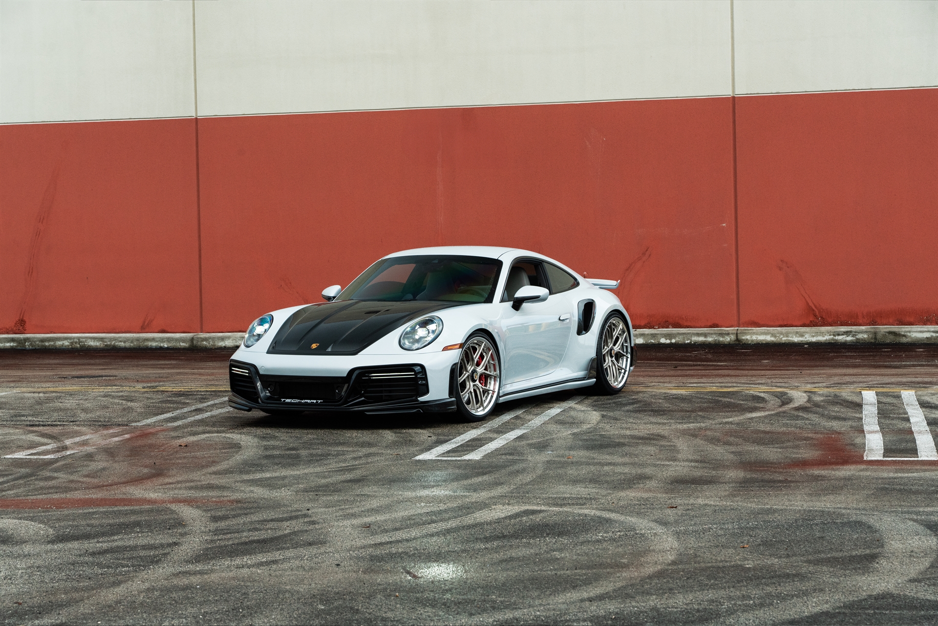 Porsche 992 Turbo S | Ice Gray Metallic| on HRE S101SC | Satin White Gold