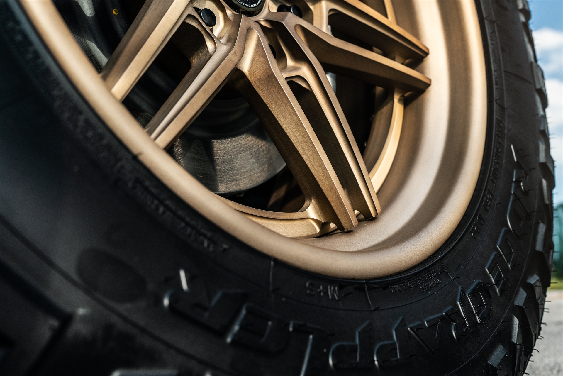 ANRKY AN36 Satin Brushed Champange | Ford Raptor R