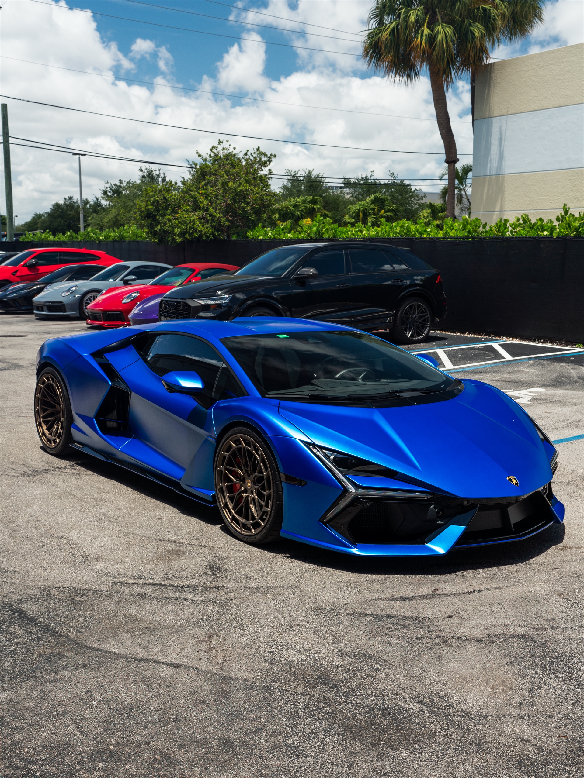 Lamborghini Revuelto | Blu Eleos | on Avant Garde AGL80 | Satin Bronze
