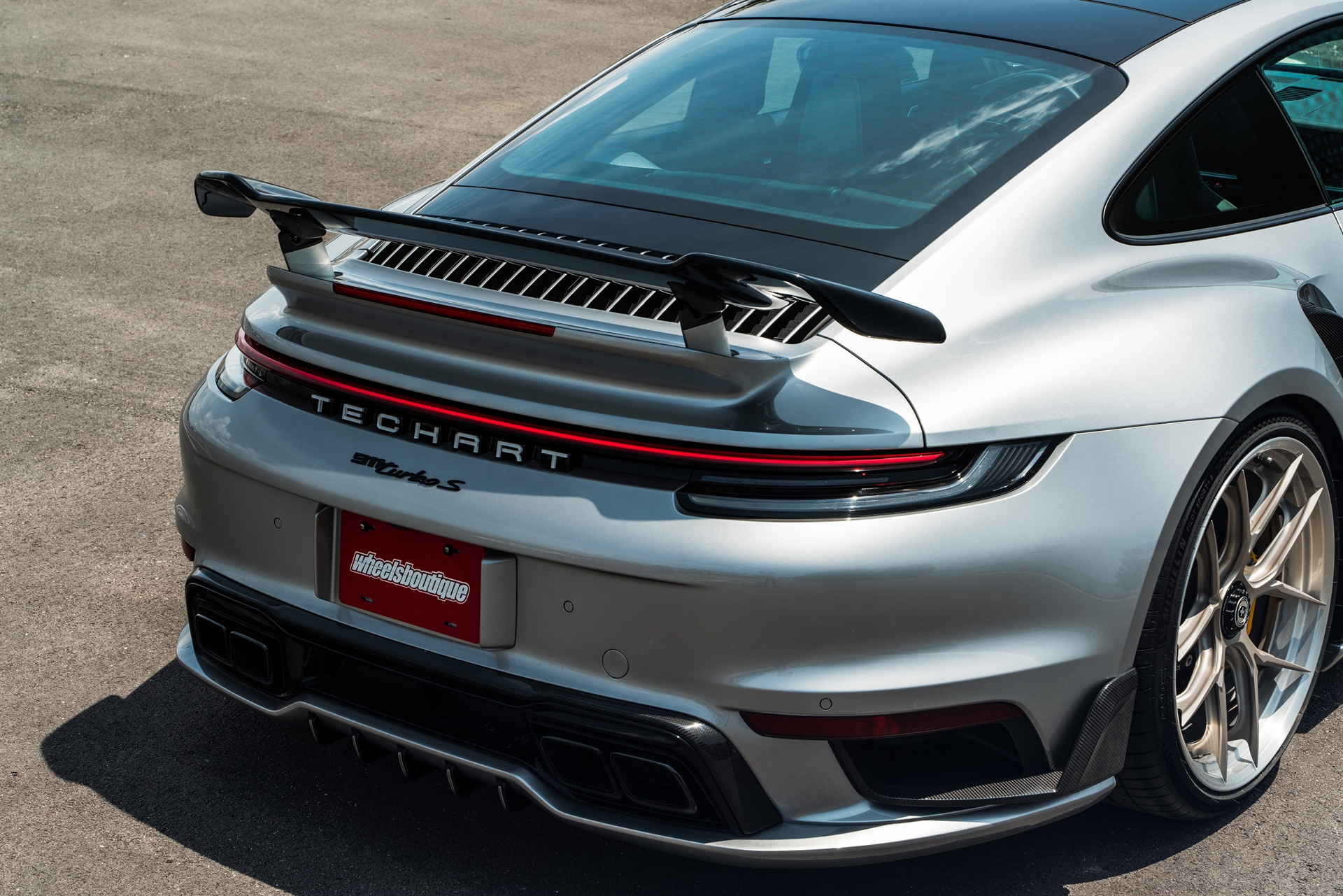 TECHART 992 Turbo S | GT Silver | on HRE S101SC | Satin White Gold