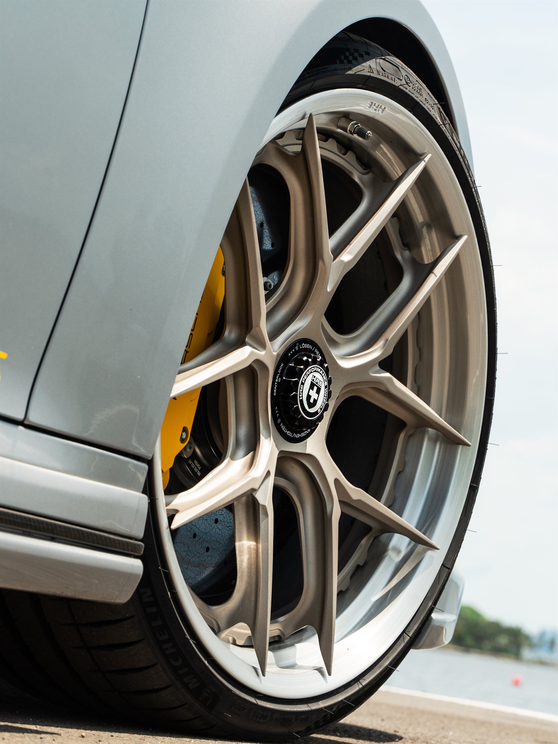 TECHART 992 Turbo S | GT Silver | on HRE S101SC | Satin White Gold