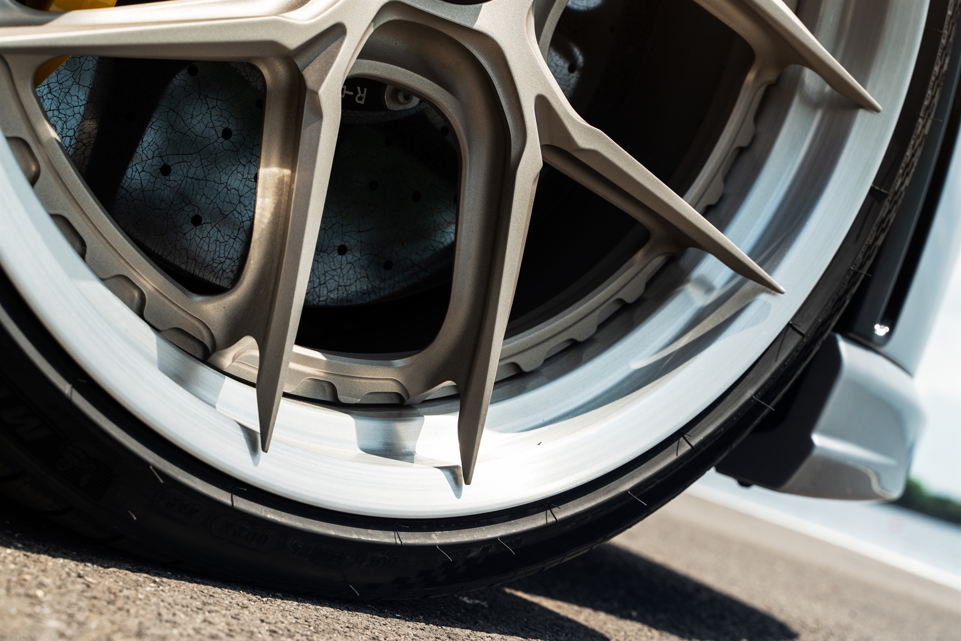 TECHART 992 Turbo S | GT Silver | on HRE S101SC | Satin White Gold