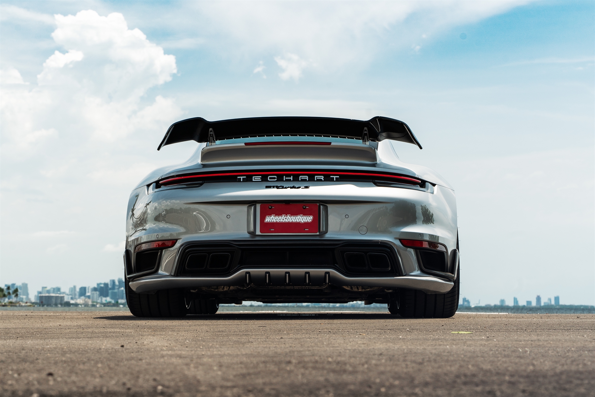 TECHART 992 Turbo S | GT Silver | on HRE S101SC | Satin White Gold