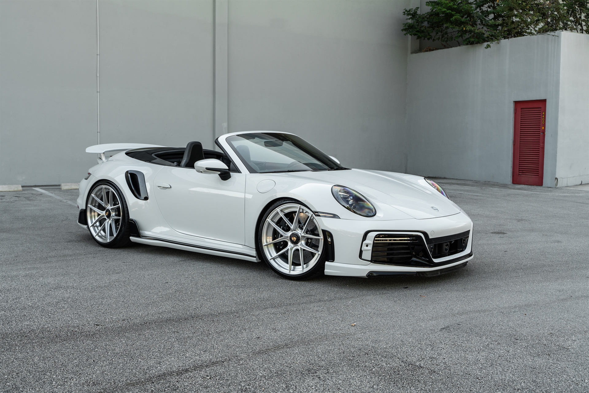 TECHART 992 Turbo S | Carrera White | on ANRKY XR-201 | Brushed Clear
