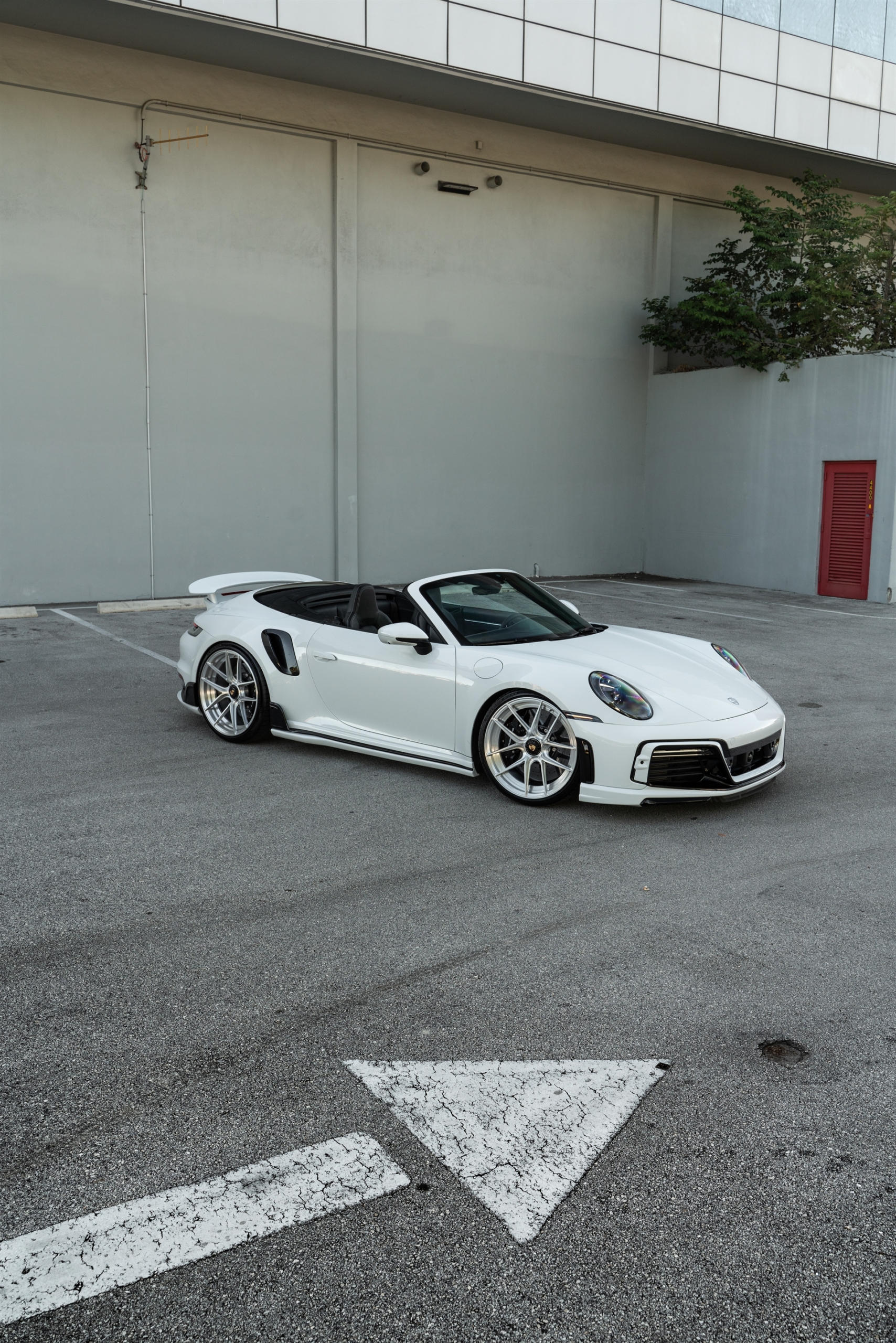 TECHART 992 Turbo S | Carrera White | on ANRKY XR-201 | Brushed Clear