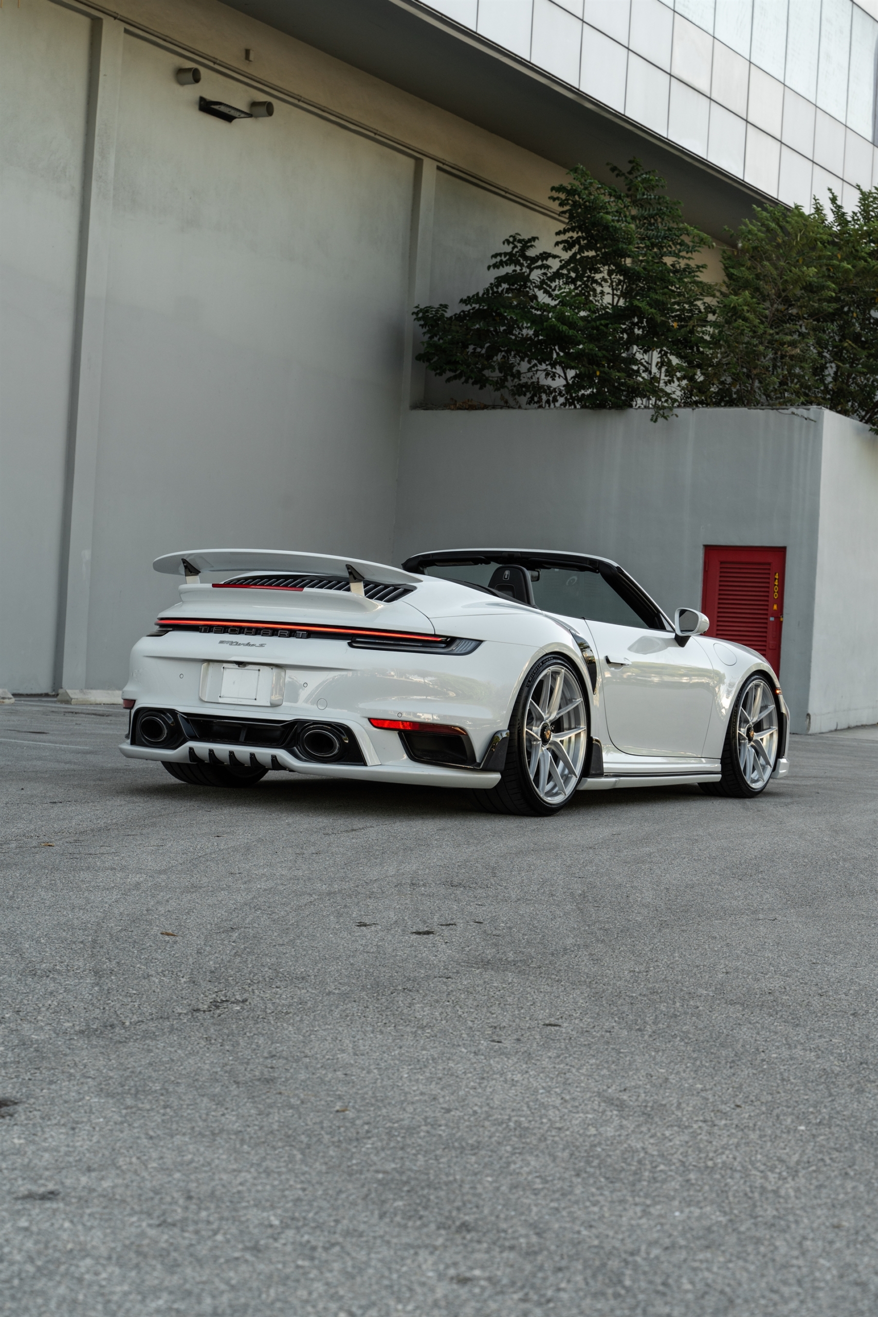 TECHART 992 Turbo S | Carrera White | on ANRKY XR-201 | Brushed Clear