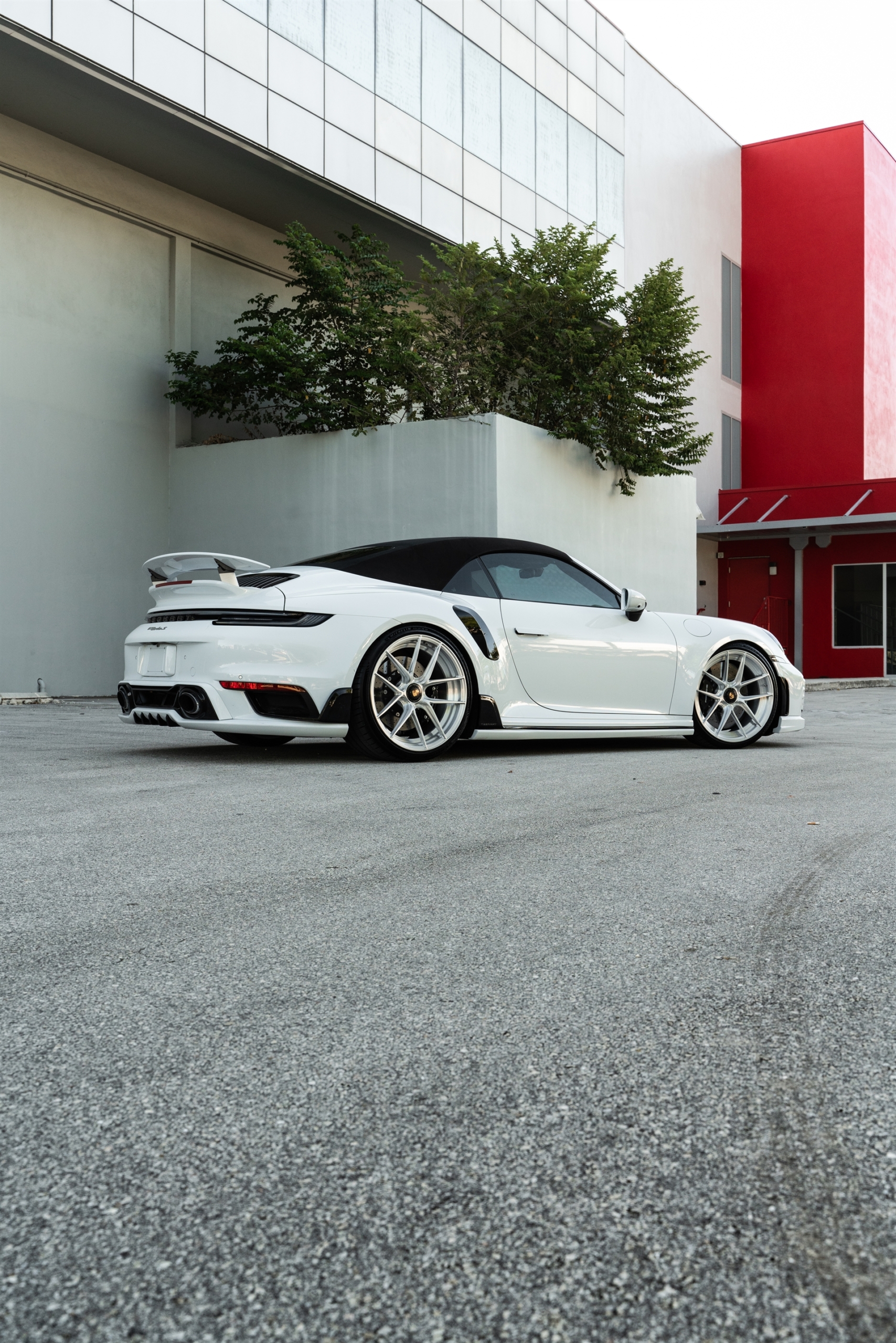 TECHART 992 Turbo S | Carrera White | on ANRKY XR-201 | Brushed Clear