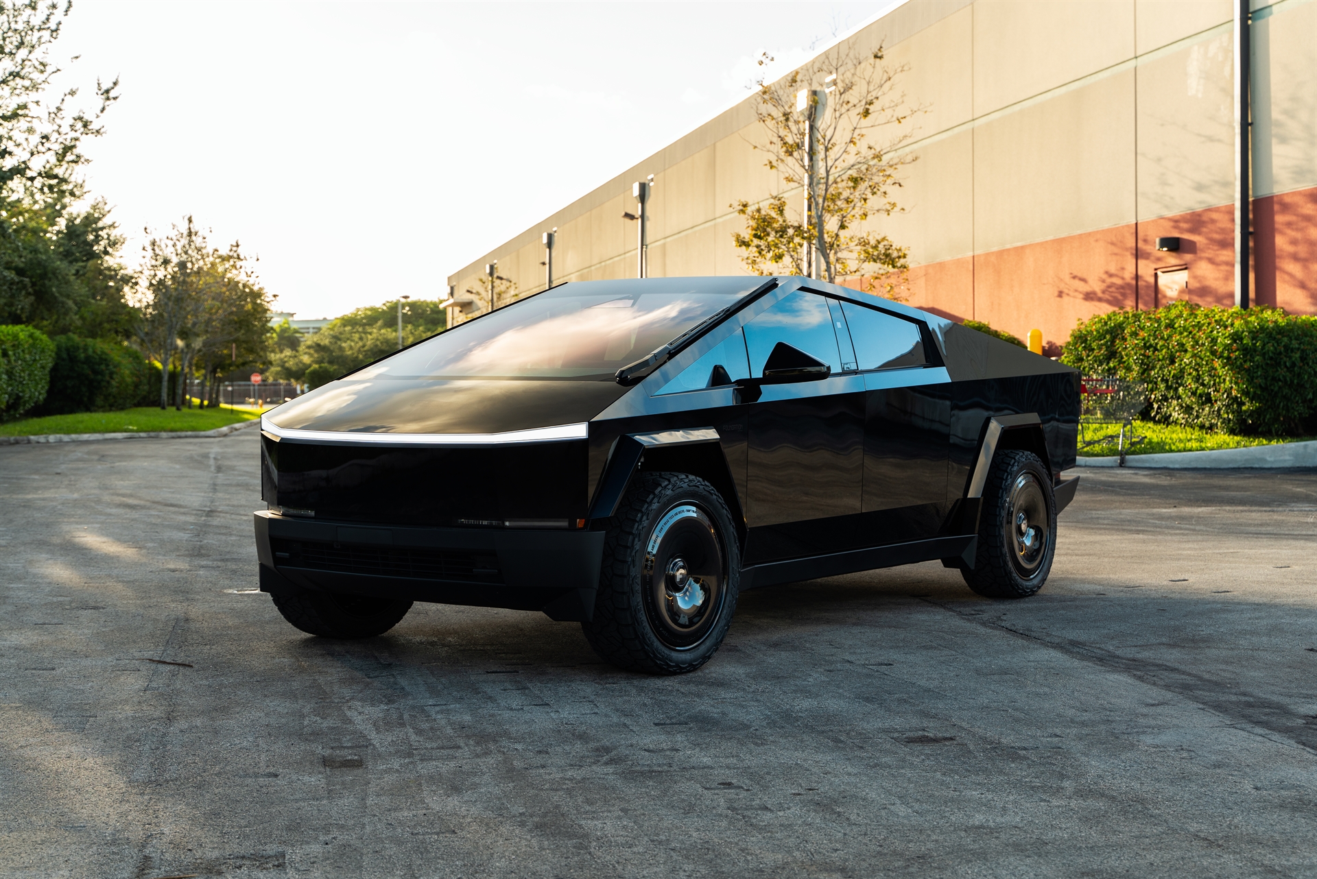 Tesla Cybertruck on Forgiato Cactus Jack