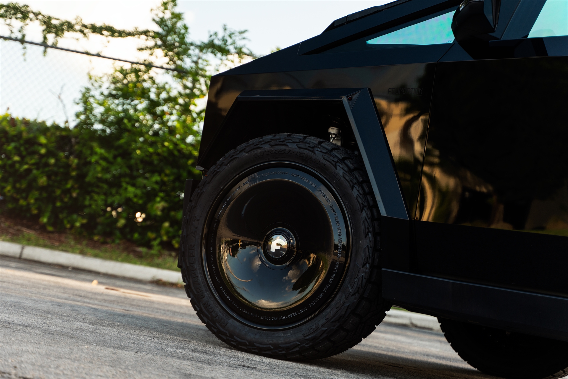 Tesla Cybertruck on Forgiato Cactus Jack