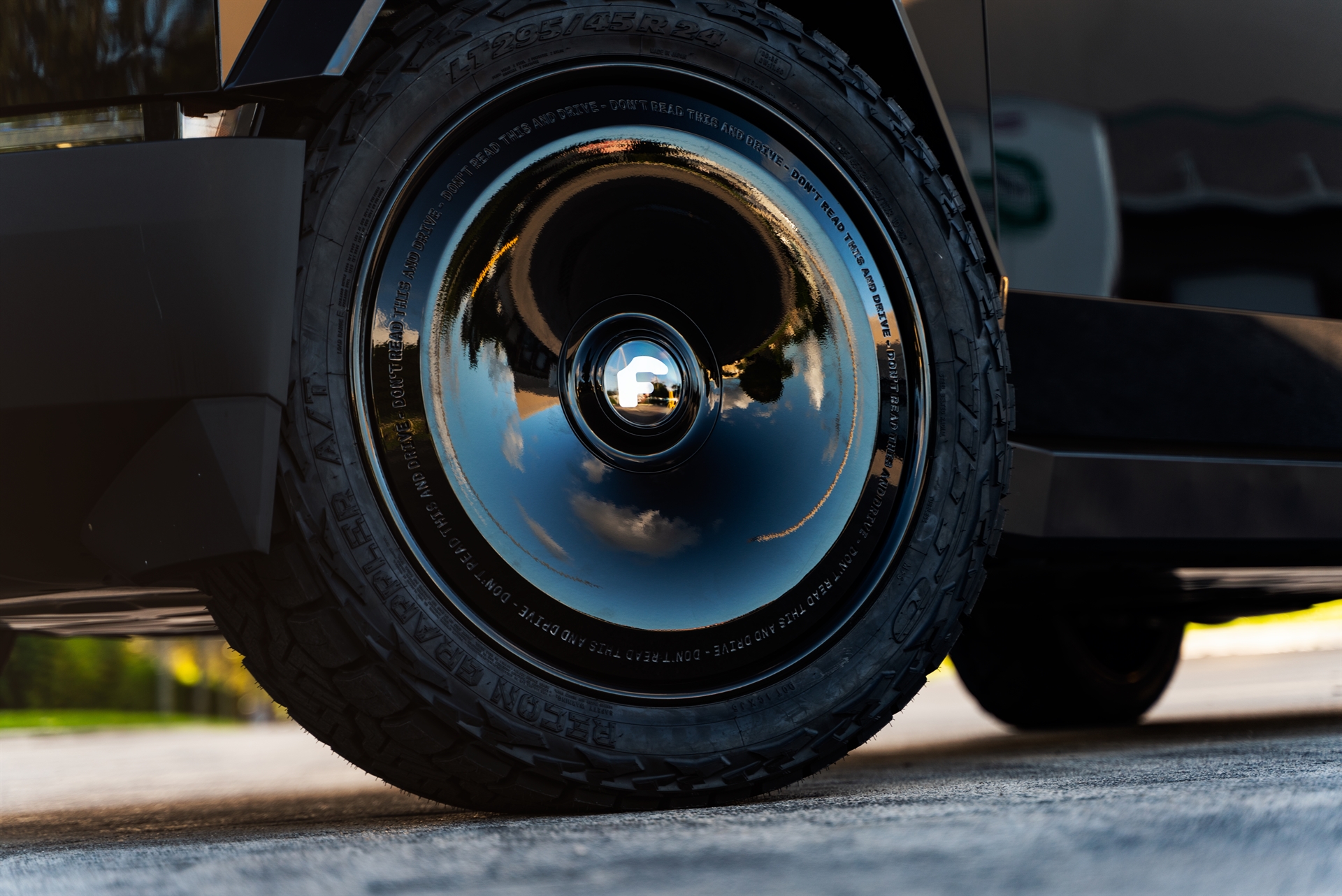 Tesla Cybertruck on Forgiato Cactus Jack