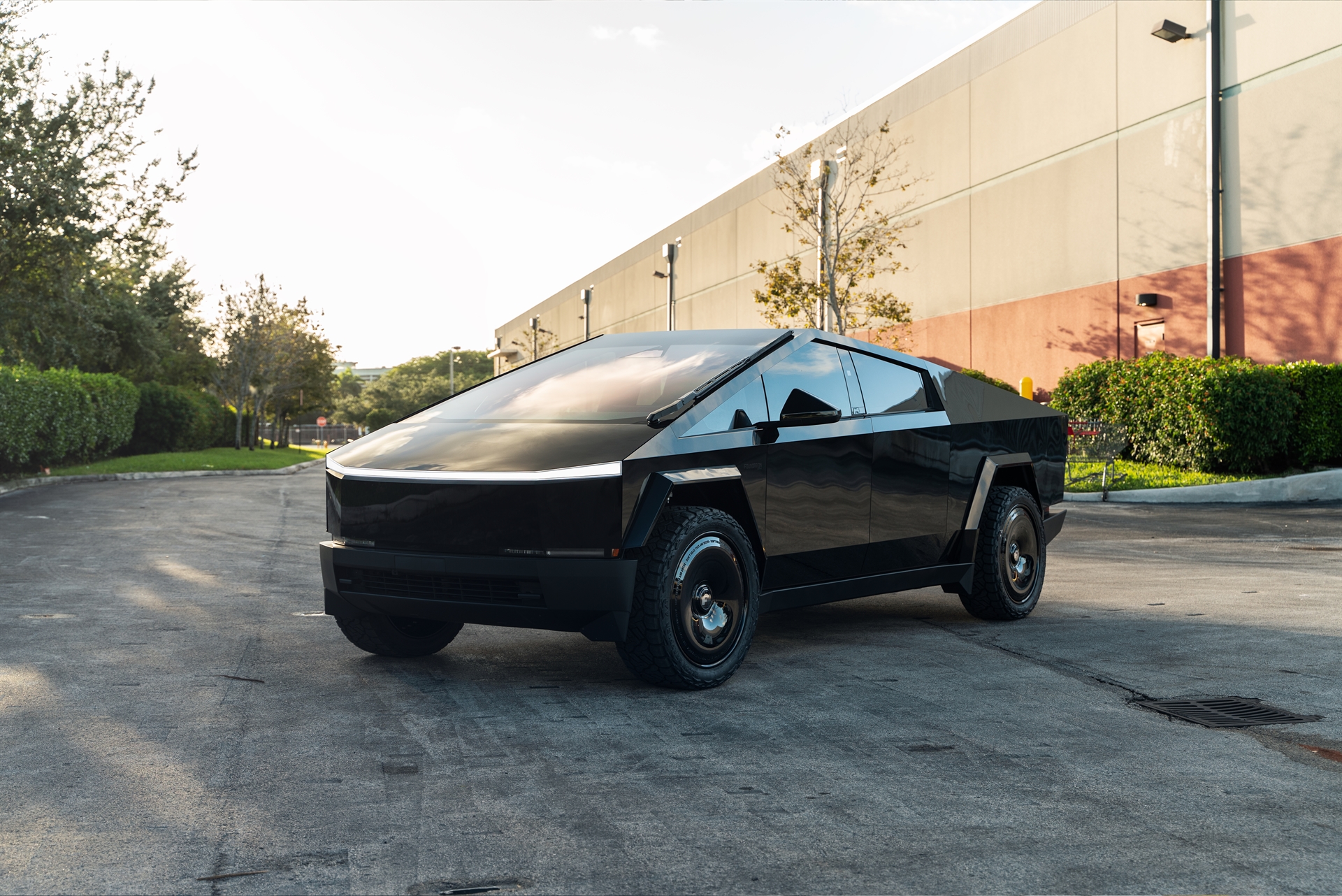 Tesla Cybertruck on Forgiato Cactus Jack