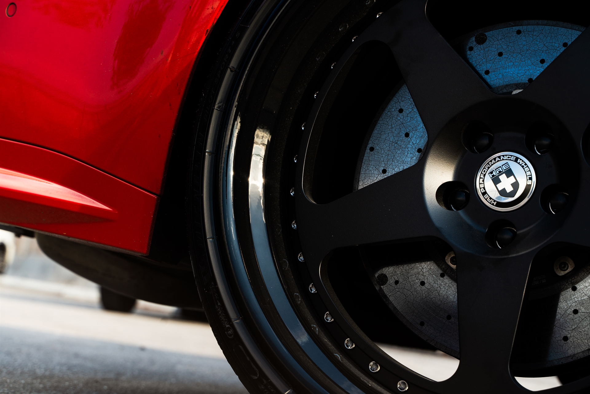 BMW G80 M3 | Toronto Red | on HRE Classic 305 | Satin Black