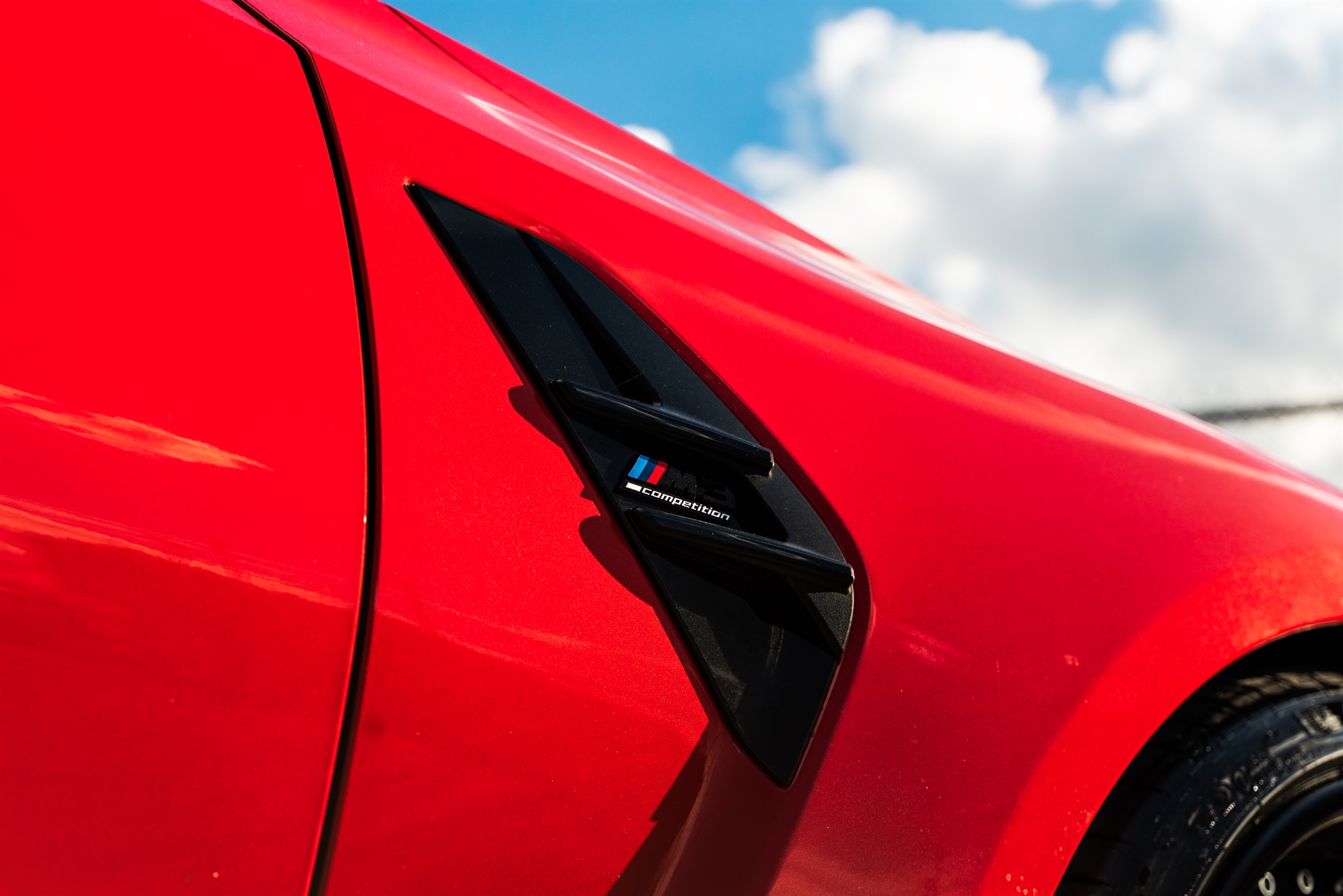 BMW G80 M3 | Toronto Red | on HRE Classic 305 | Satin Black