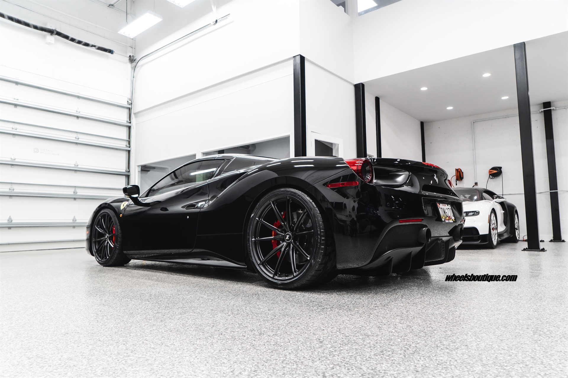 Ferrari 488 Spider | Nero | HRE P104SC | Satin Black