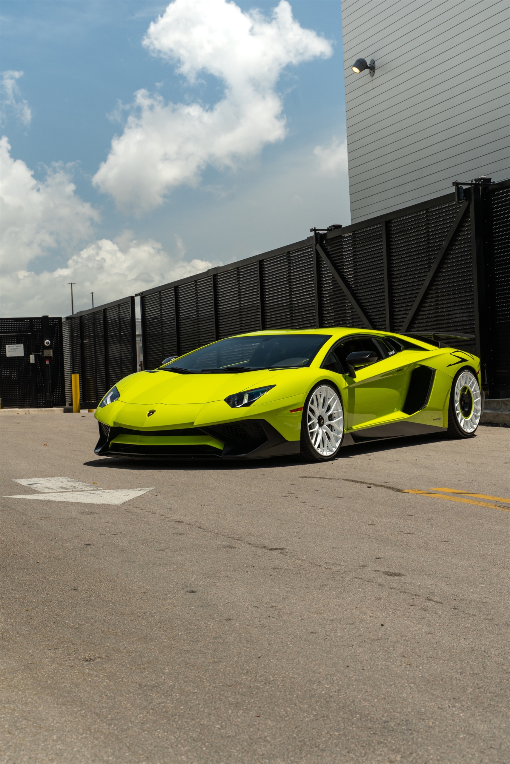 Lamborghini Aventador SV | Verde Scandal | on ANRKY AN20 + AN20 AEROSport | Gloss White