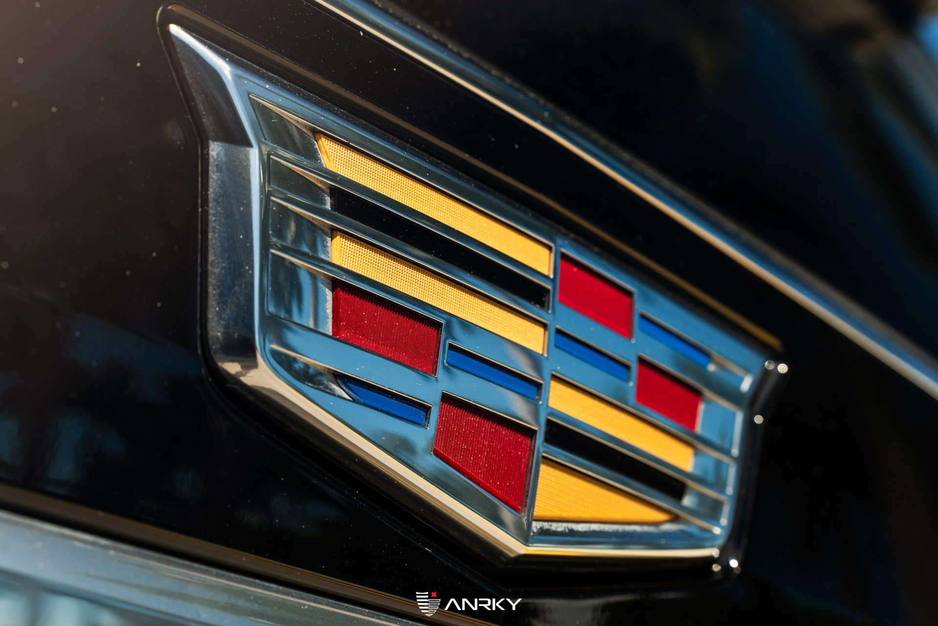 Cadillac Escalade | Black Raven | on ANRKY RF-182 | Brushed Face + Mirror Polished Windows