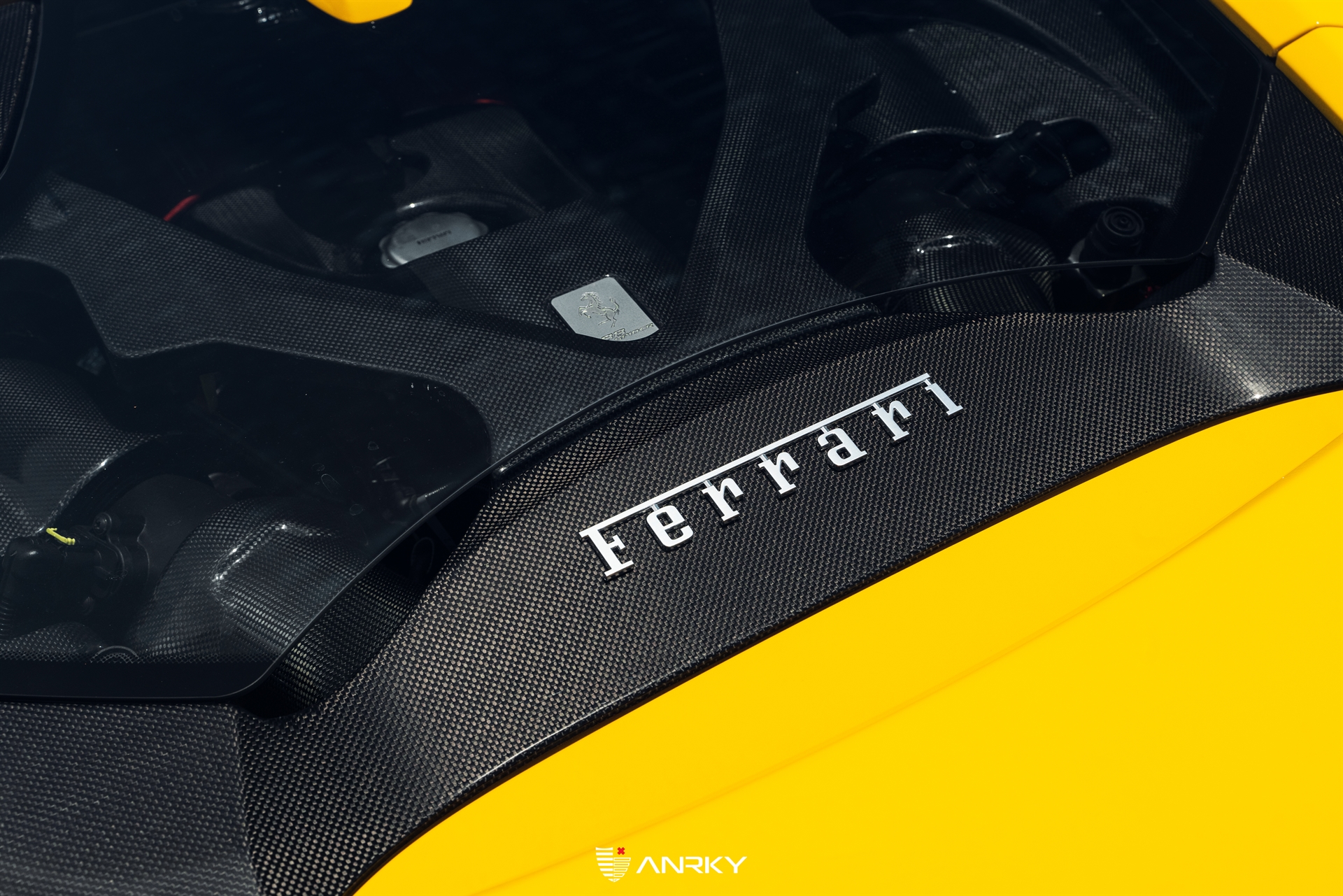 Ferrari 488 Spider | Giallo Modena | on ANRKY AN12 | Polished Clear