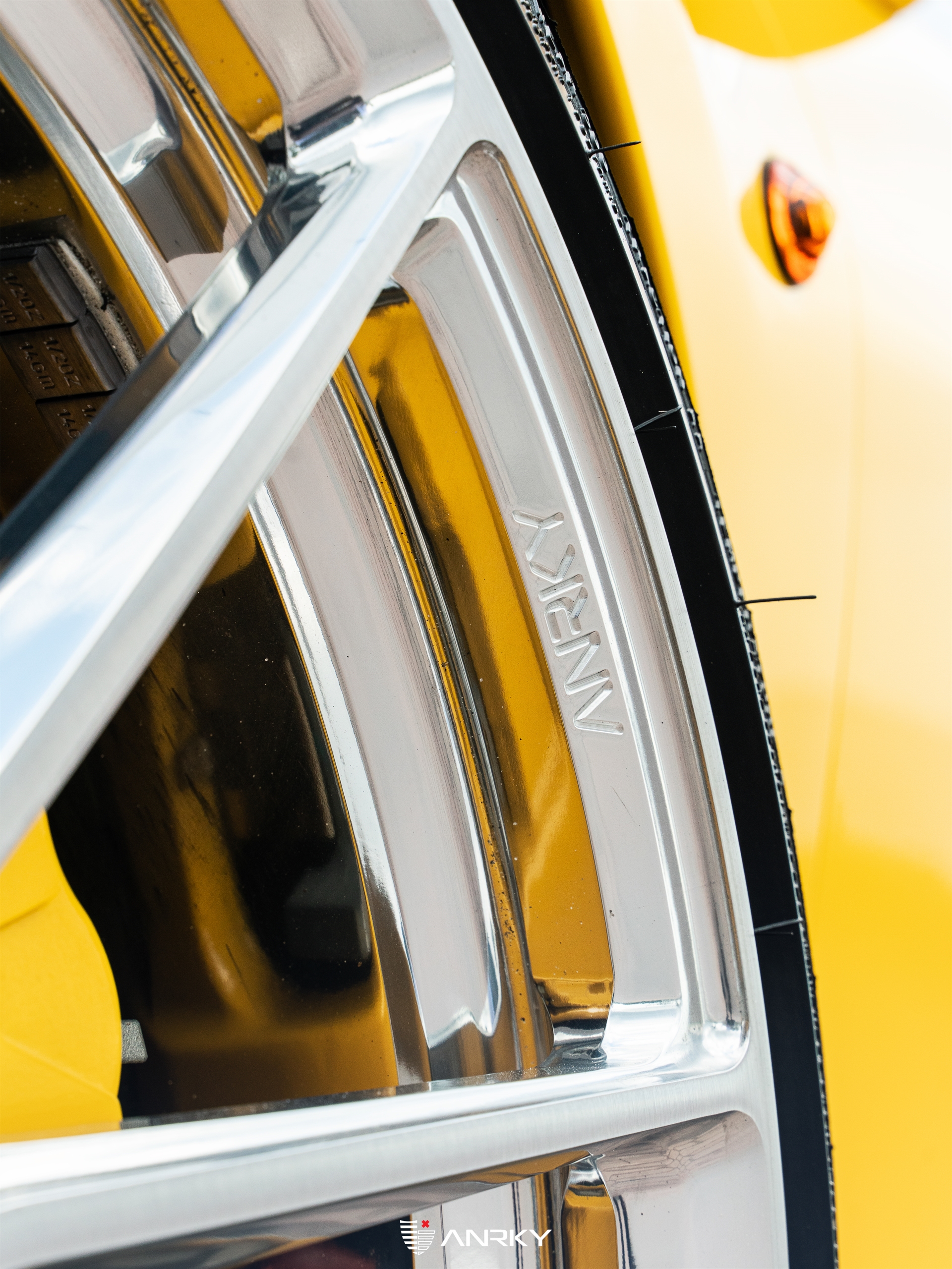 Ferrari 488 Spider | Giallo Modena | on ANRKY AN12 | Polished Clear