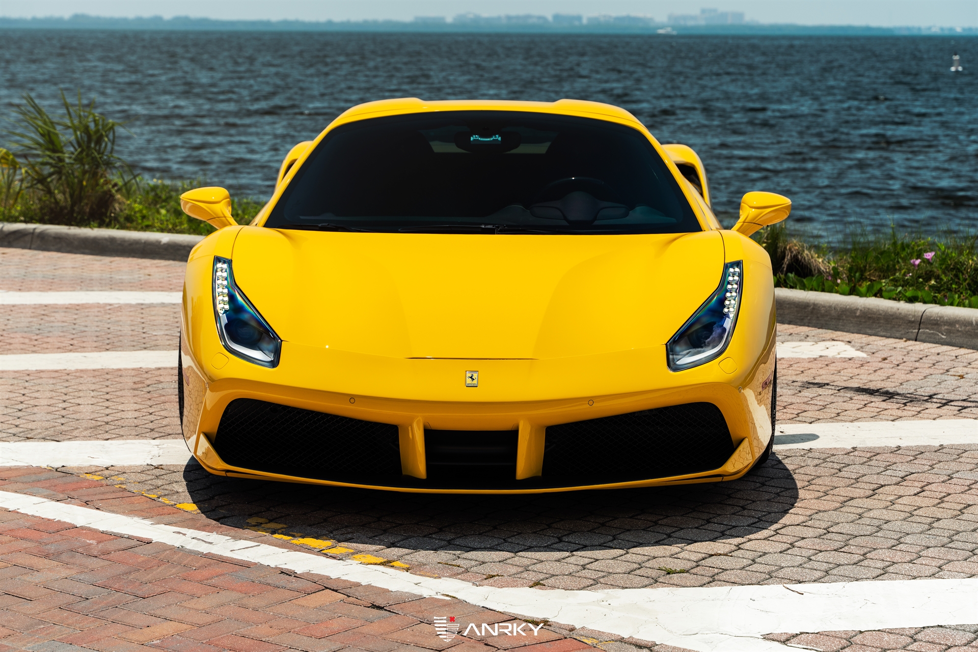 Ferrari 488 Spider | Giallo Modena | on ANRKY AN12 | Polished Clear
