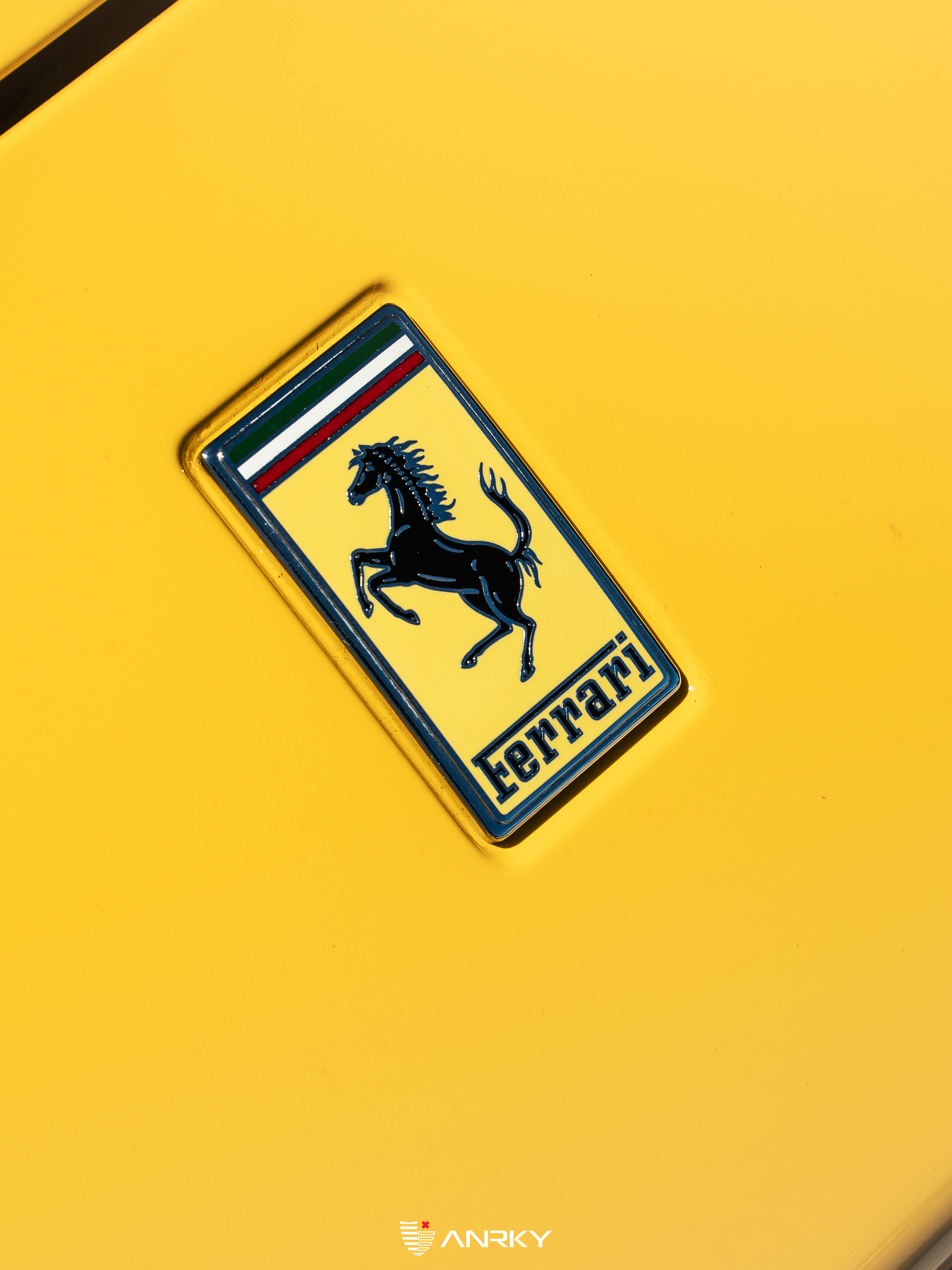 Ferrari F8 | Giallo Modena | on ANRKY AN12 | Satin Black