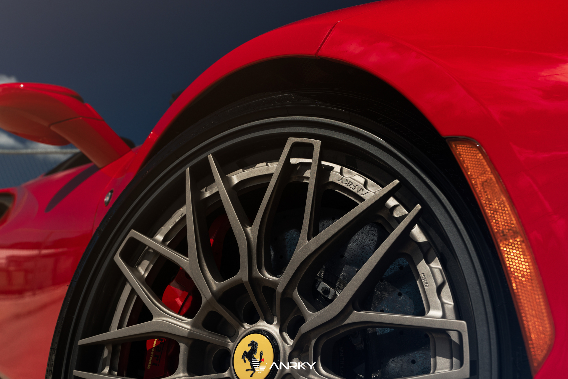 Novitec F8 Spider | Rosso Corsa | on ANRKY RS1.3 | Satin White Gold