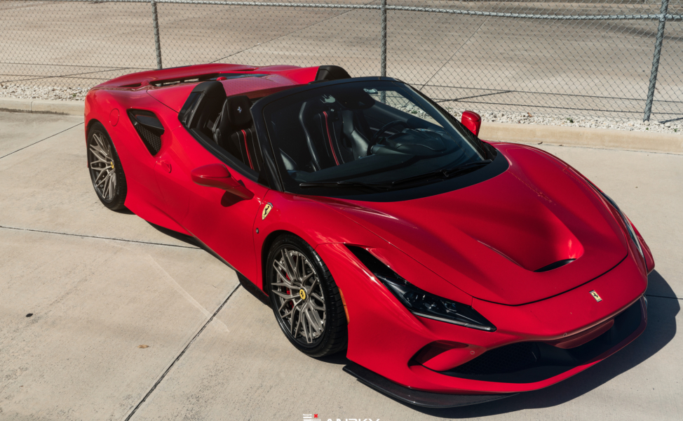 Novitec F8 Spider | Rosso Corsa | on ANRKY RS1.3 | Satin White Gold
