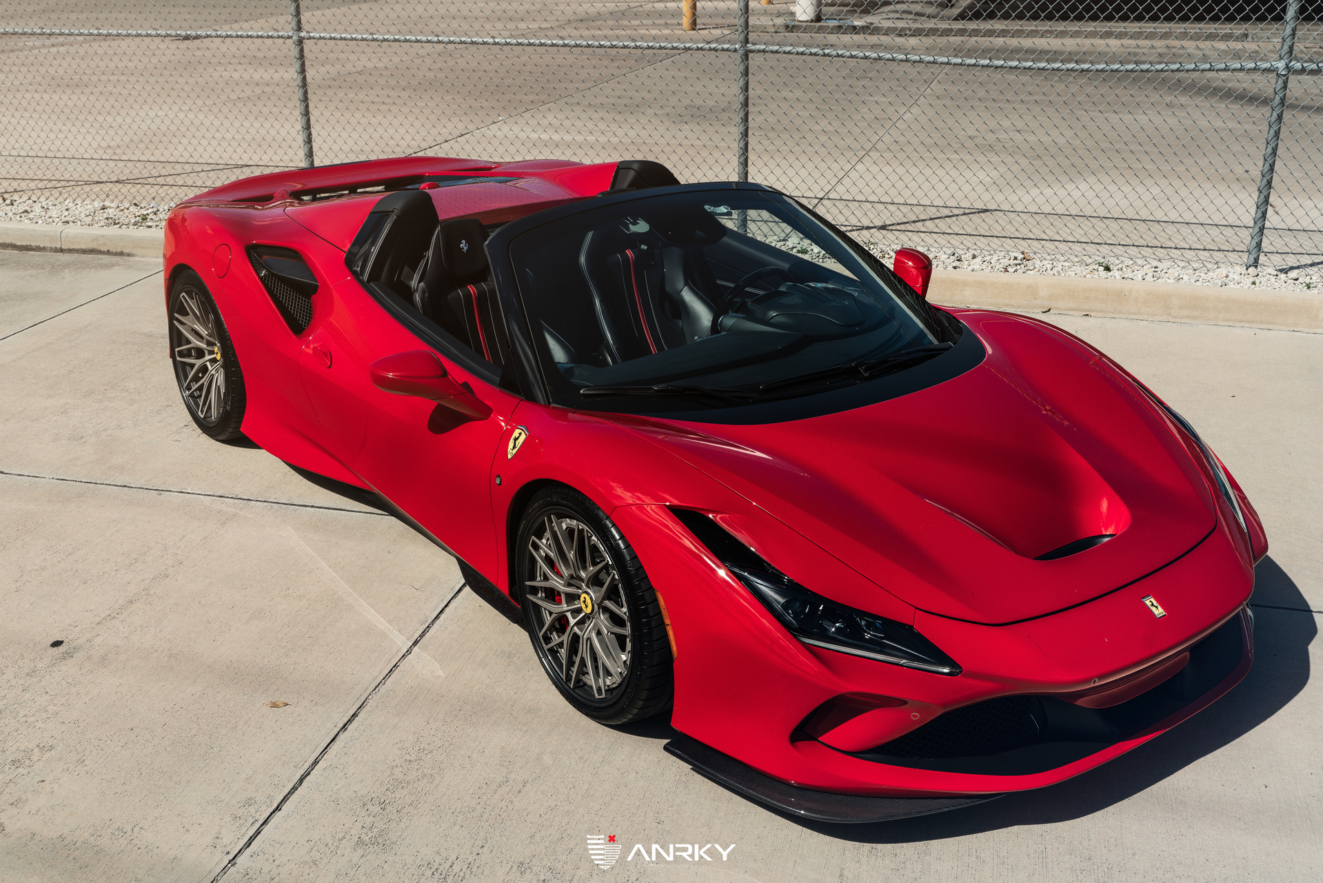 Novitec F8 Spider | Rosso Corsa | on ANRKY RS1.3 | Satin White Gold