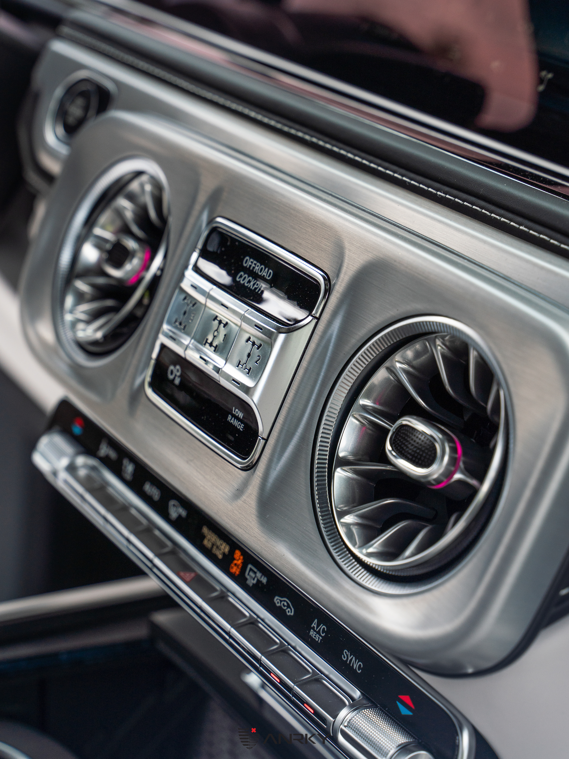 Mercedes Benz G63 AMG | China Blue | on ANRKY AN20 | Brushed Face + Mirror Polished Windows