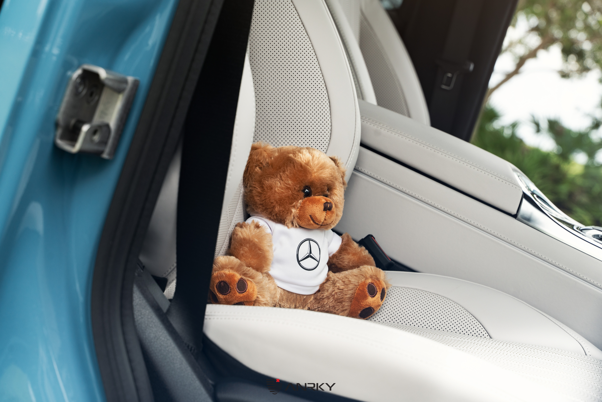 Mercedes Benz G63 AMG | China Blue | on ANRKY AN20 | Brushed Face + Mirror Polished Windows