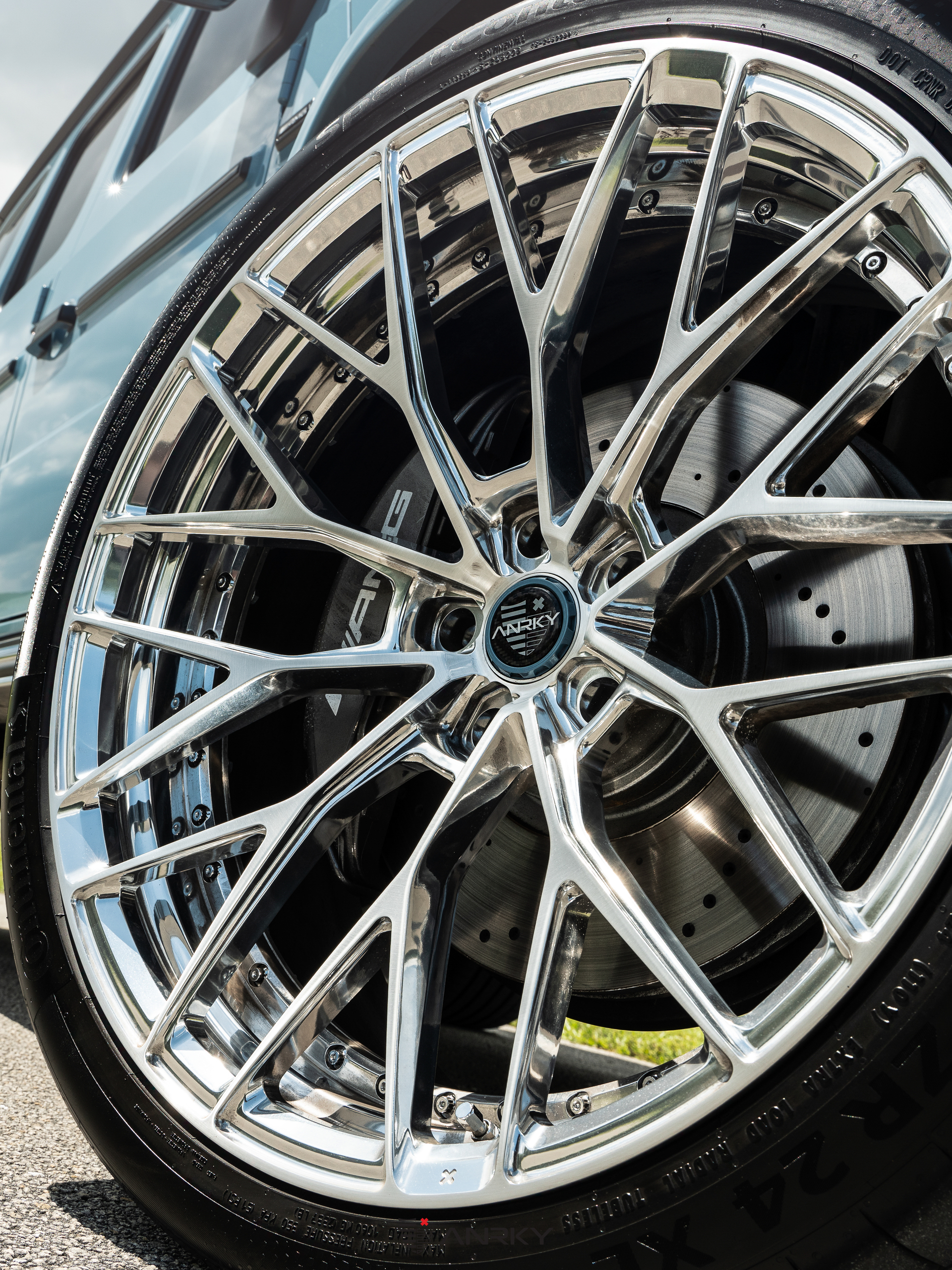 Mercedes Benz G63 AMG | China Blue | on ANRKY AN20 | Brushed Face + Mirror Polished Windows