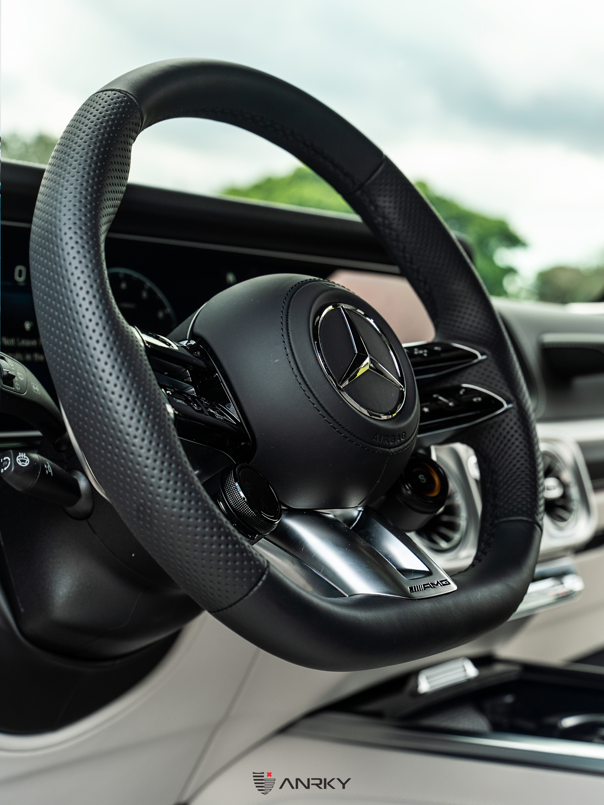 Mercedes Benz G63 AMG | China Blue | on ANRKY AN20 | Brushed Face + Mirror Polished Windows