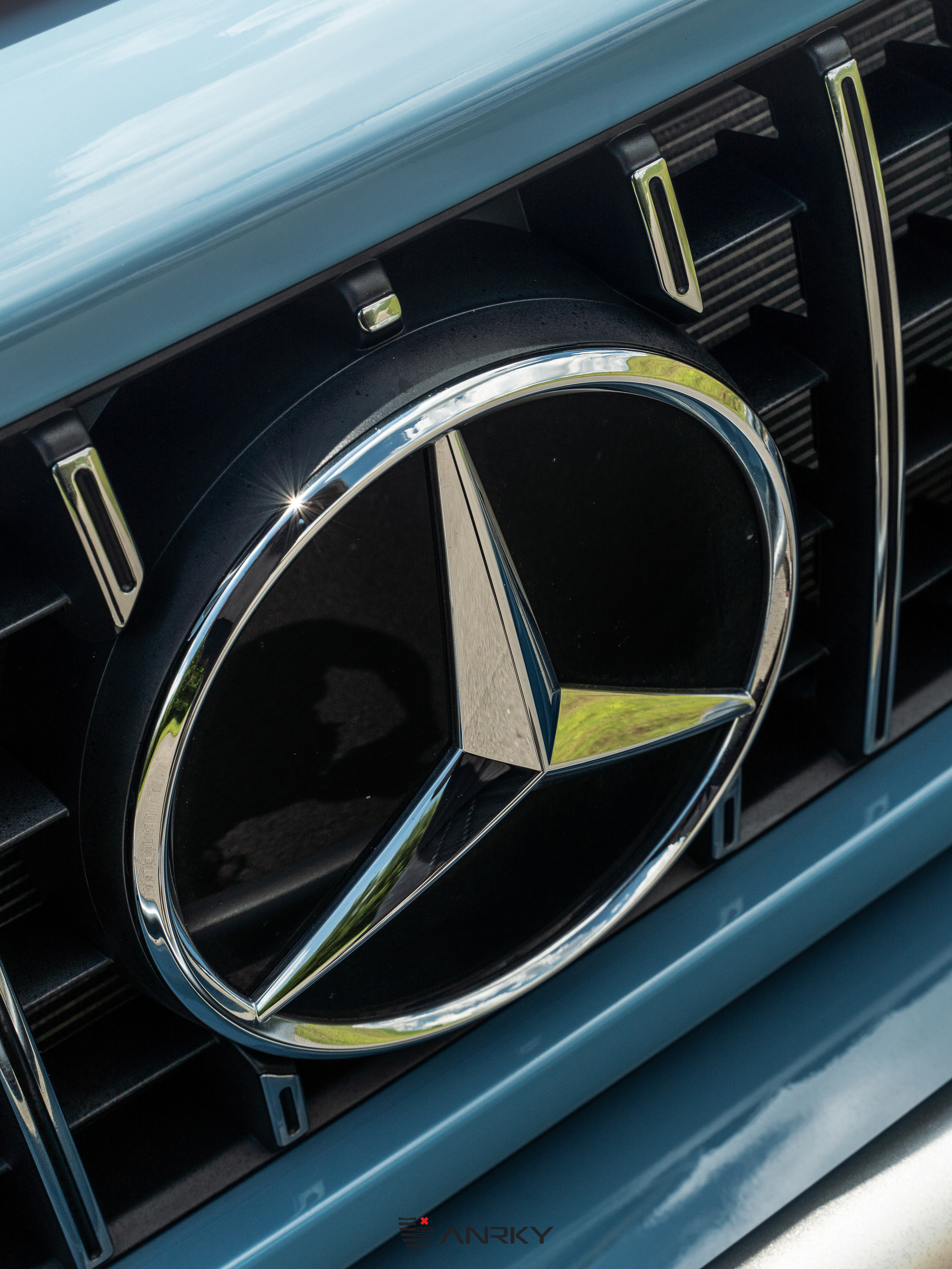 Mercedes Benz G63 AMG | China Blue | on ANRKY AN20 | Brushed Face + Mirror Polished Windows