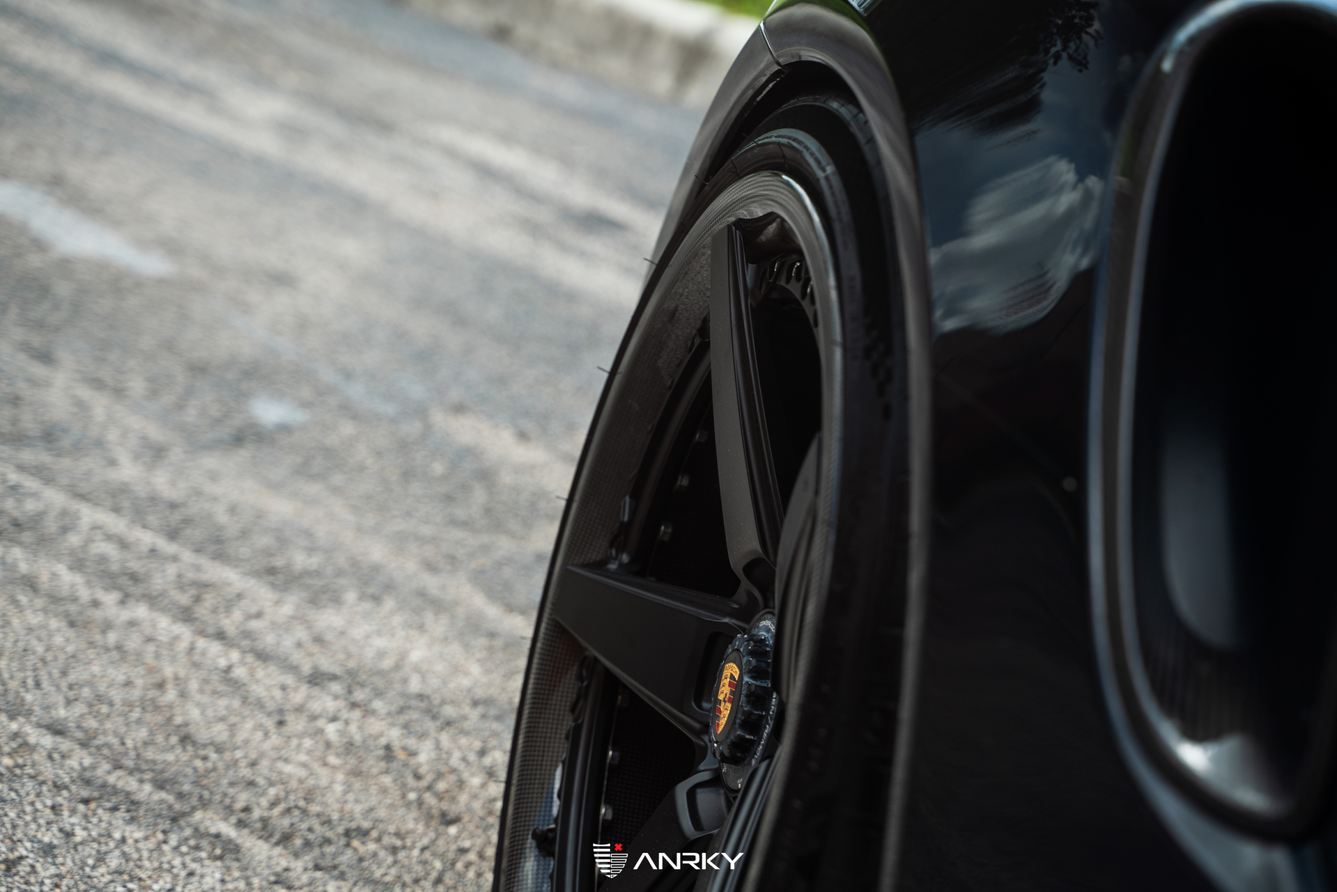 Porsche 991.1 Turbo S | Black | on ANRKY RS5.3C | Satin Black