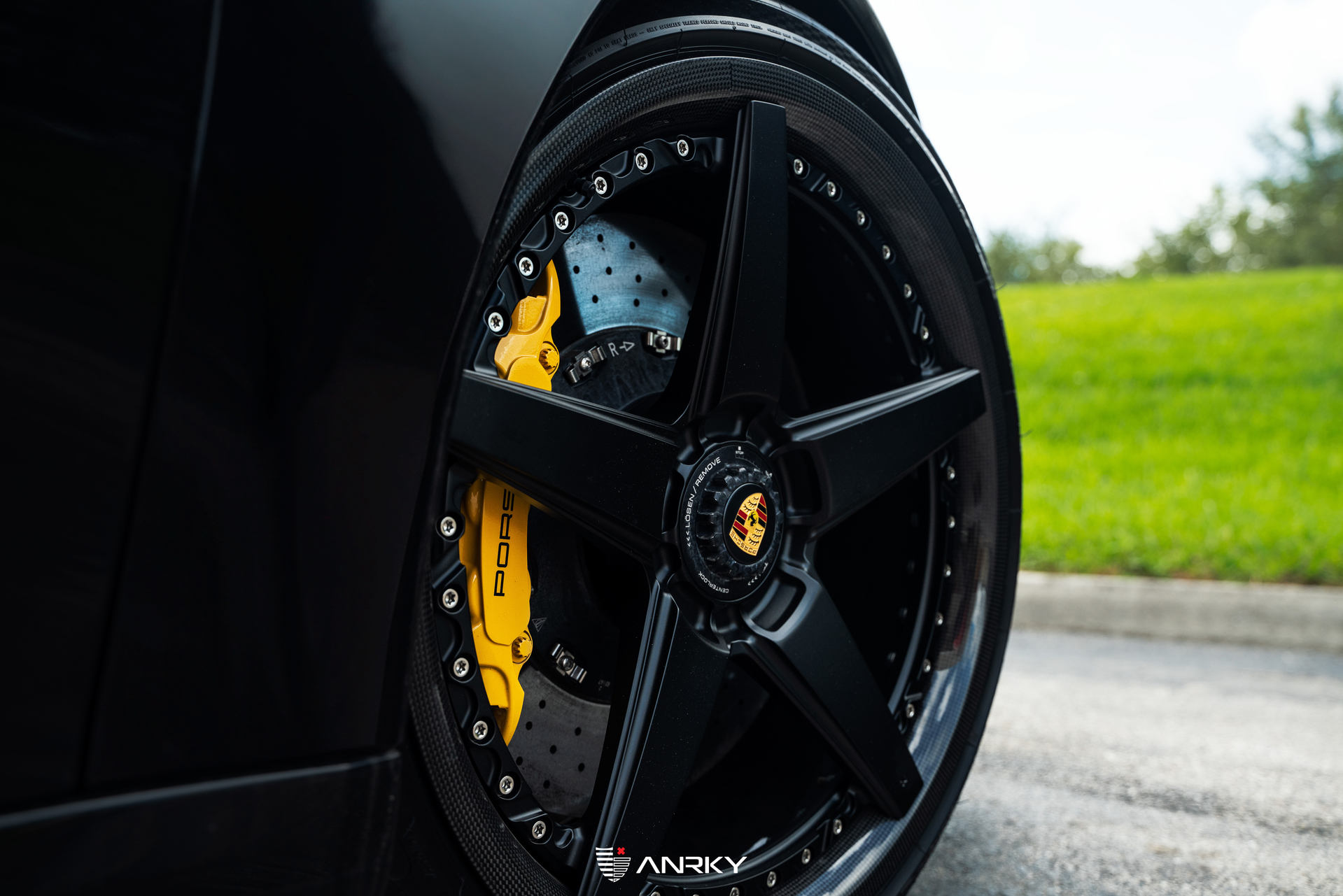 Porsche 991.1 Turbo S | Black | on ANRKY RS5.3C | Satin Black