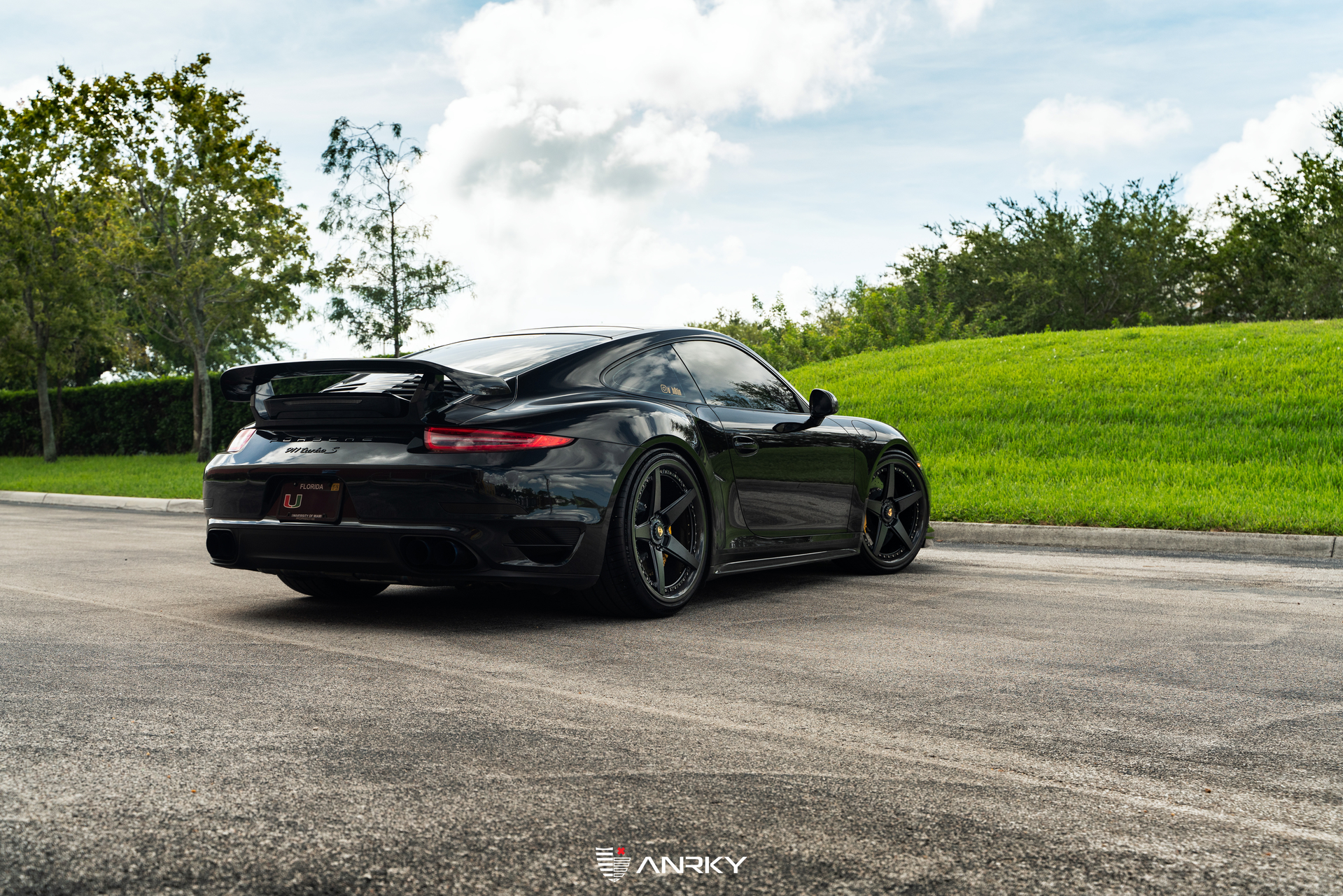 Porsche 991.1 Turbo S | Black | on ANRKY RS5.3C | Satin Black
