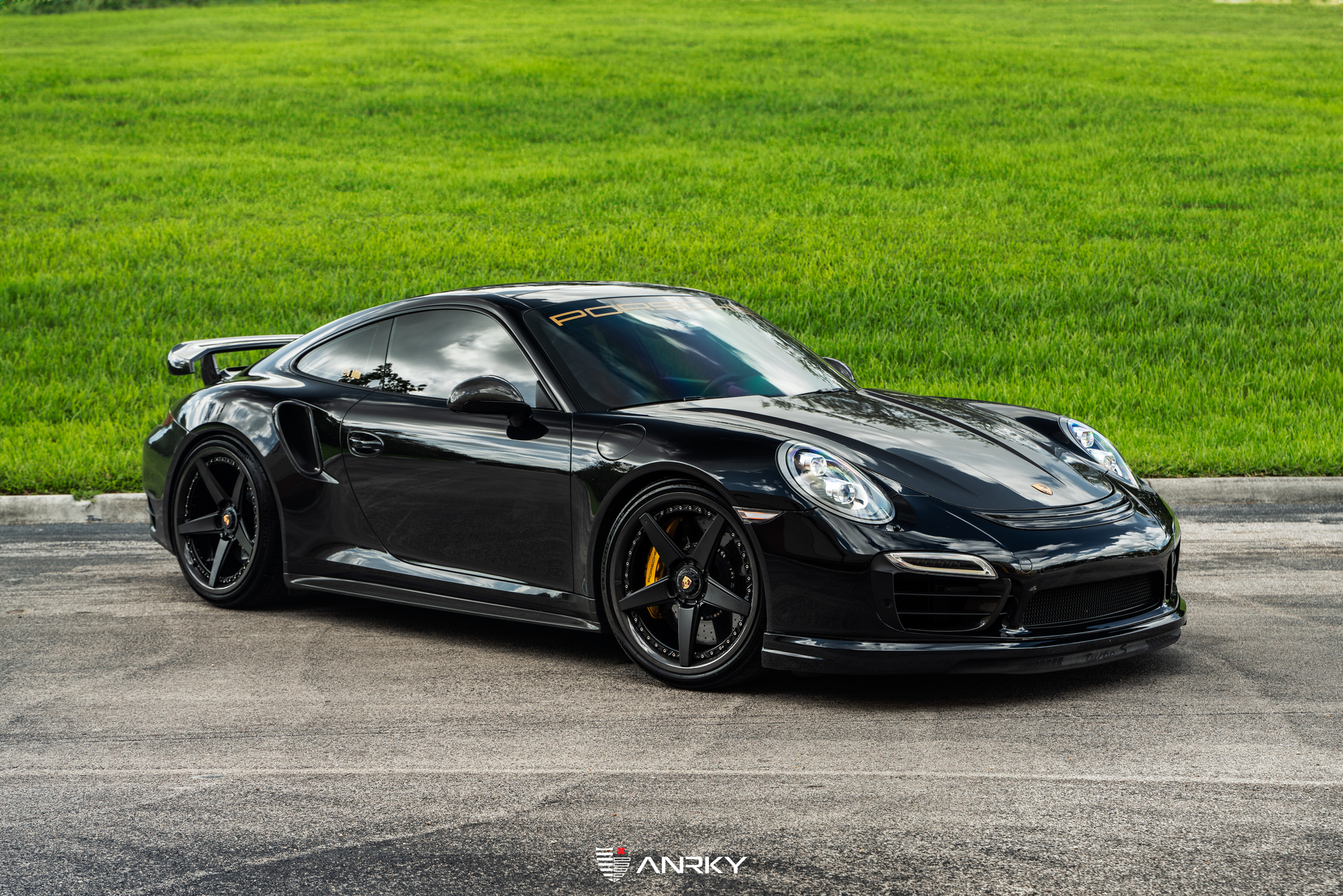 Porsche 991.1 Turbo S | Black | on ANRKY RS5.3C | Satin Black