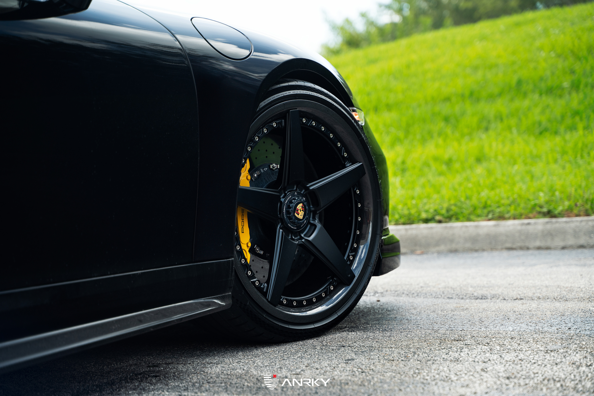 Porsche 991.1 Turbo S | Black | on ANRKY RS5.3C | Satin Black