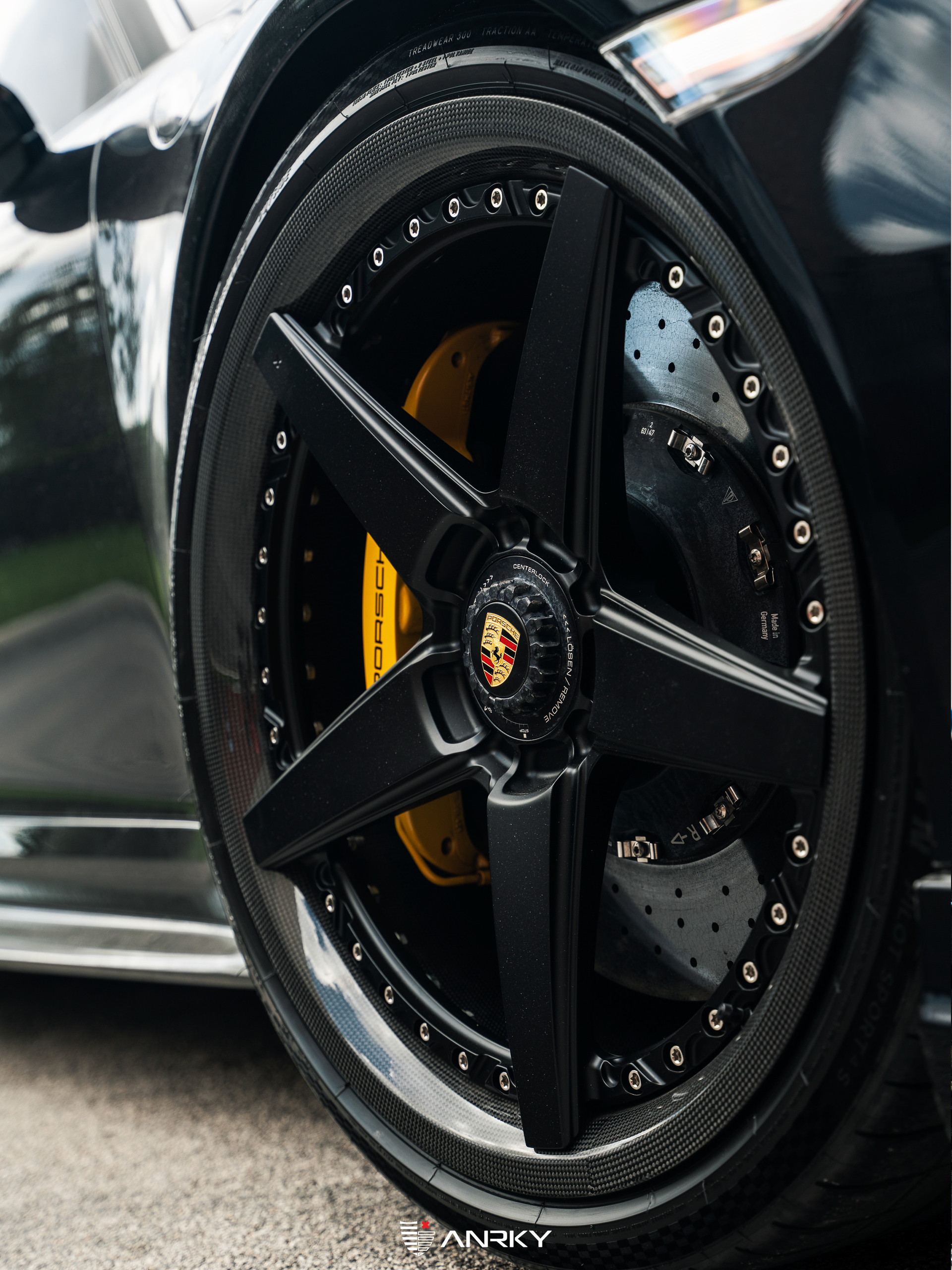 Porsche 991.1 Turbo S | Black | on ANRKY RS5.3C | Satin Black