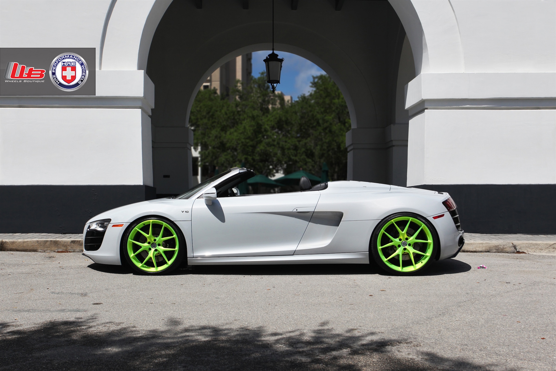 HRE P101 – Satin Monster Green | Audi R8
