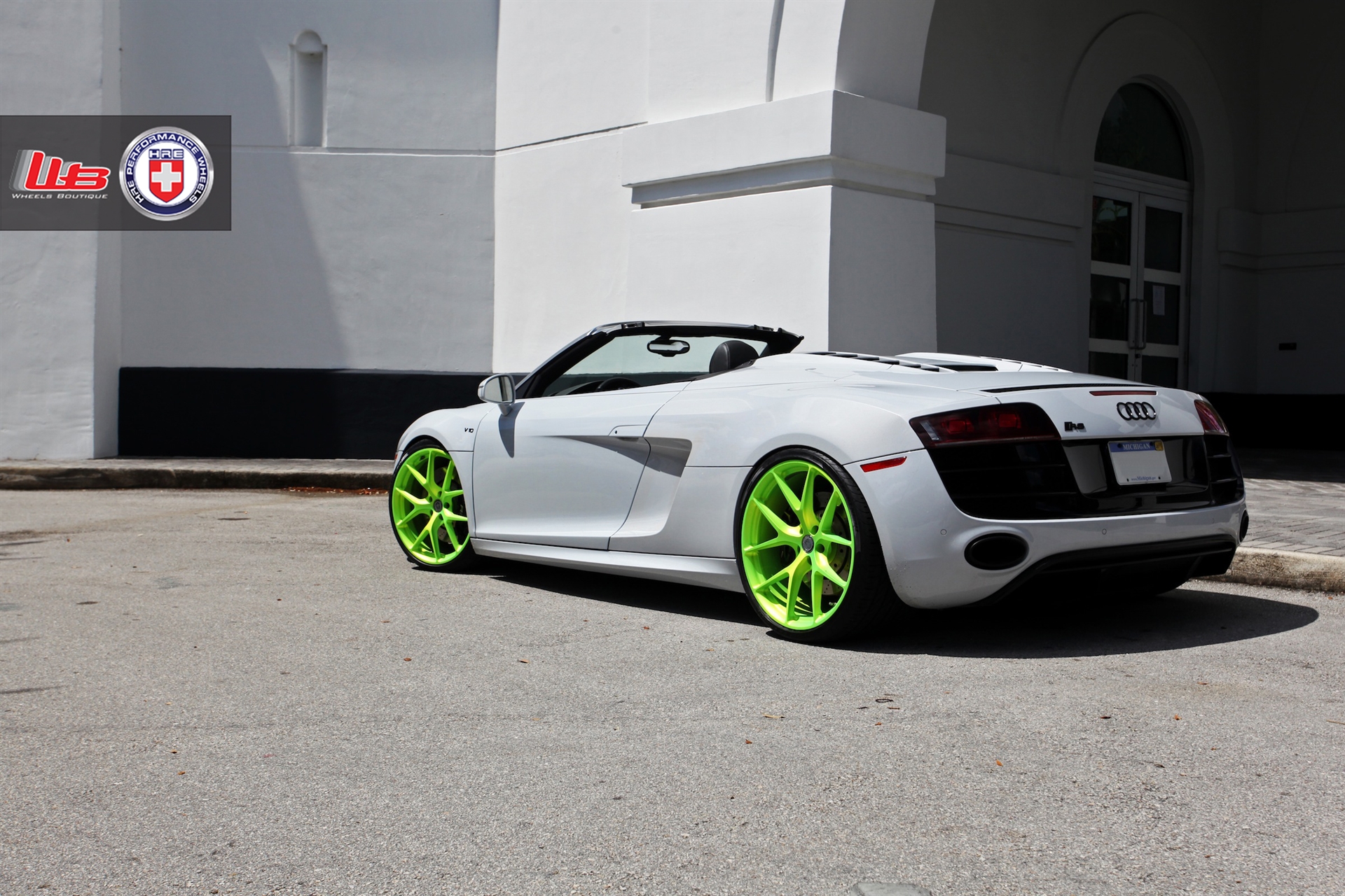 HRE P101 – Satin Monster Green | Audi R8