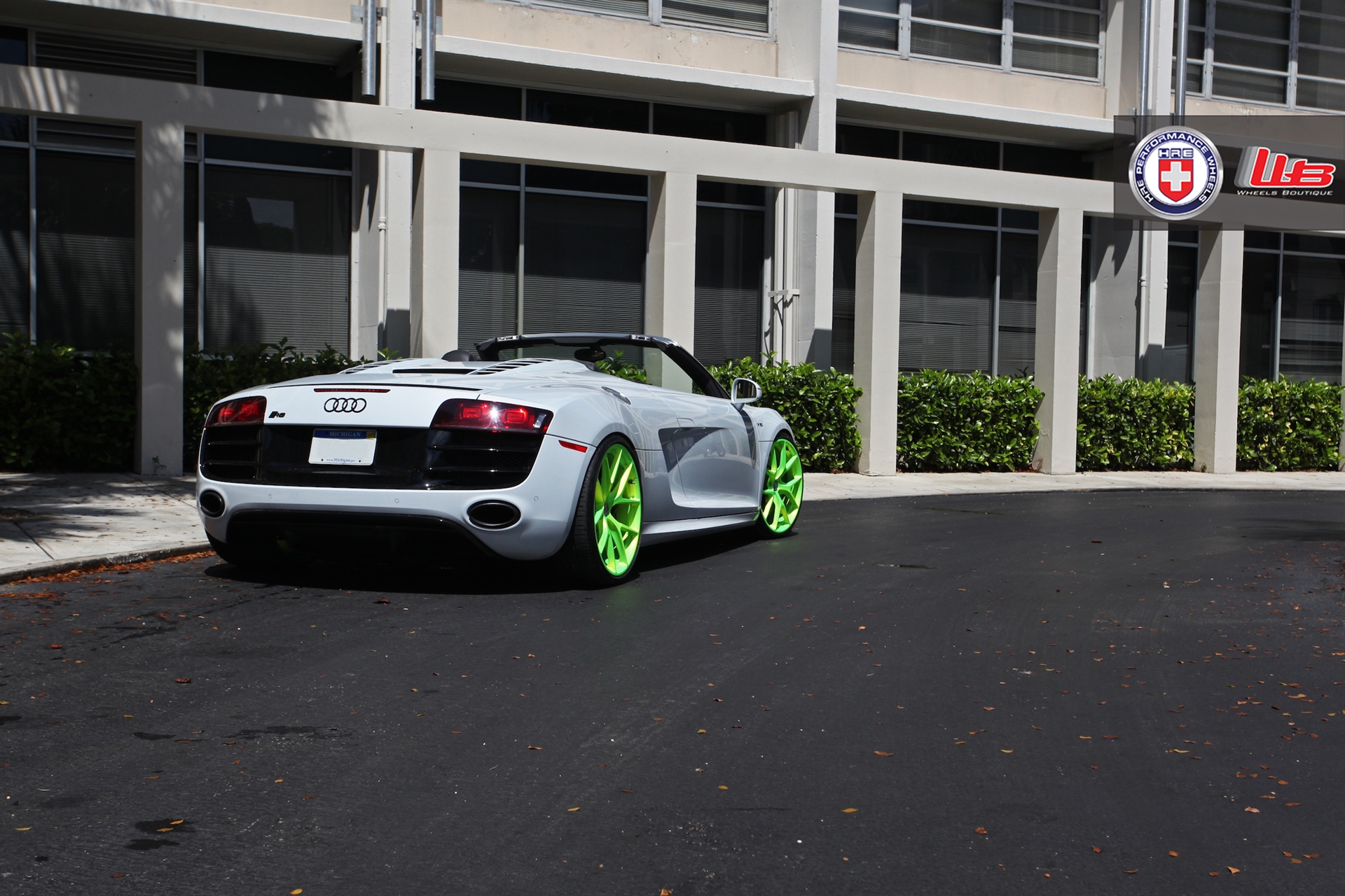 HRE P101 – Satin Monster Green | Audi R8