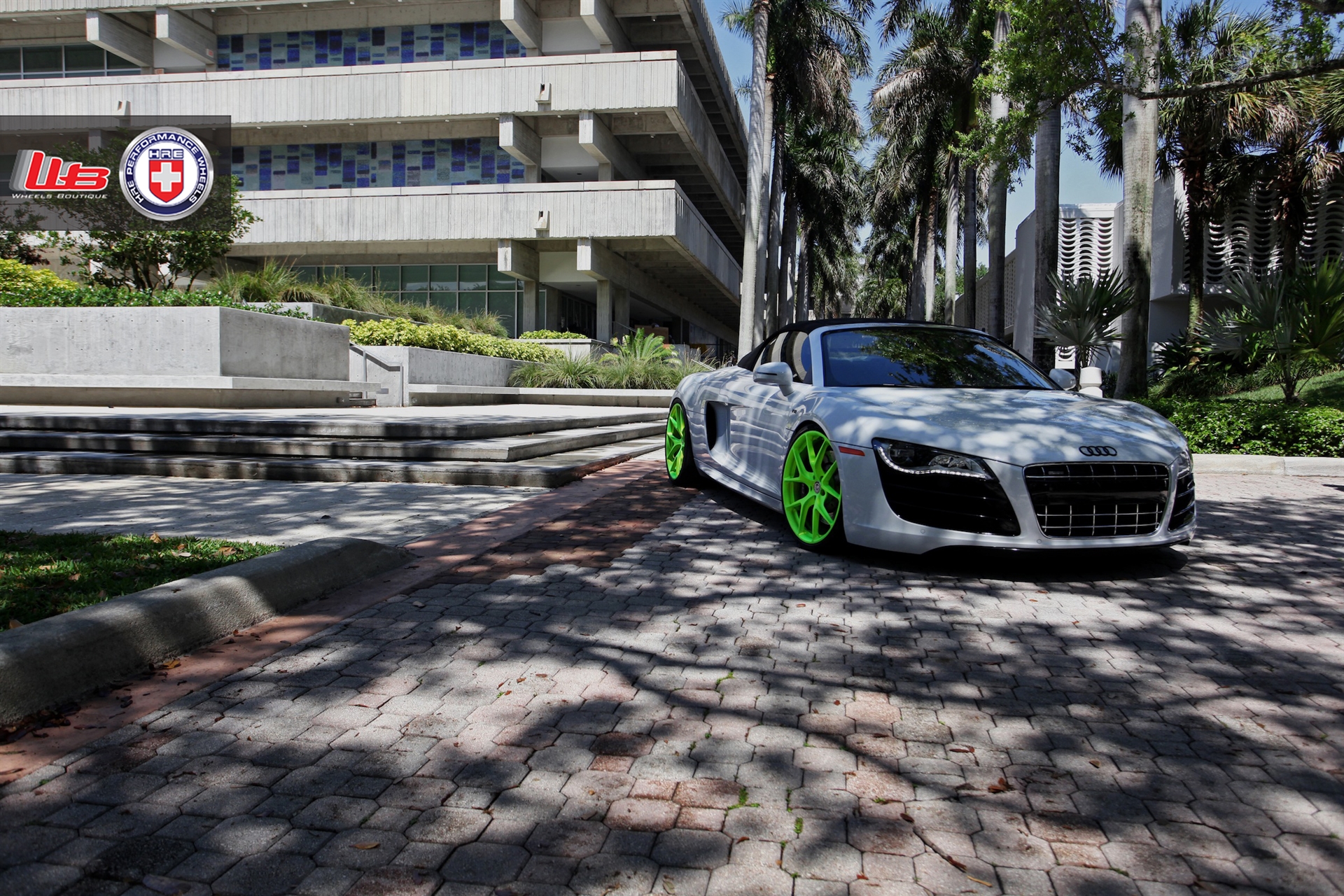 HRE P101 – Satin Monster Green | Audi R8