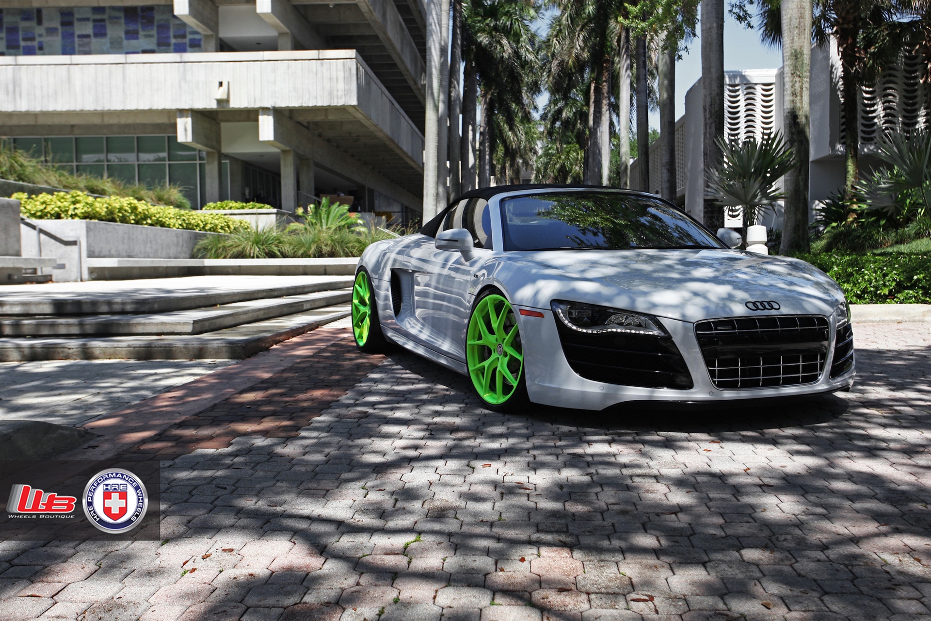 HRE P101 – Satin Monster Green | Audi R8