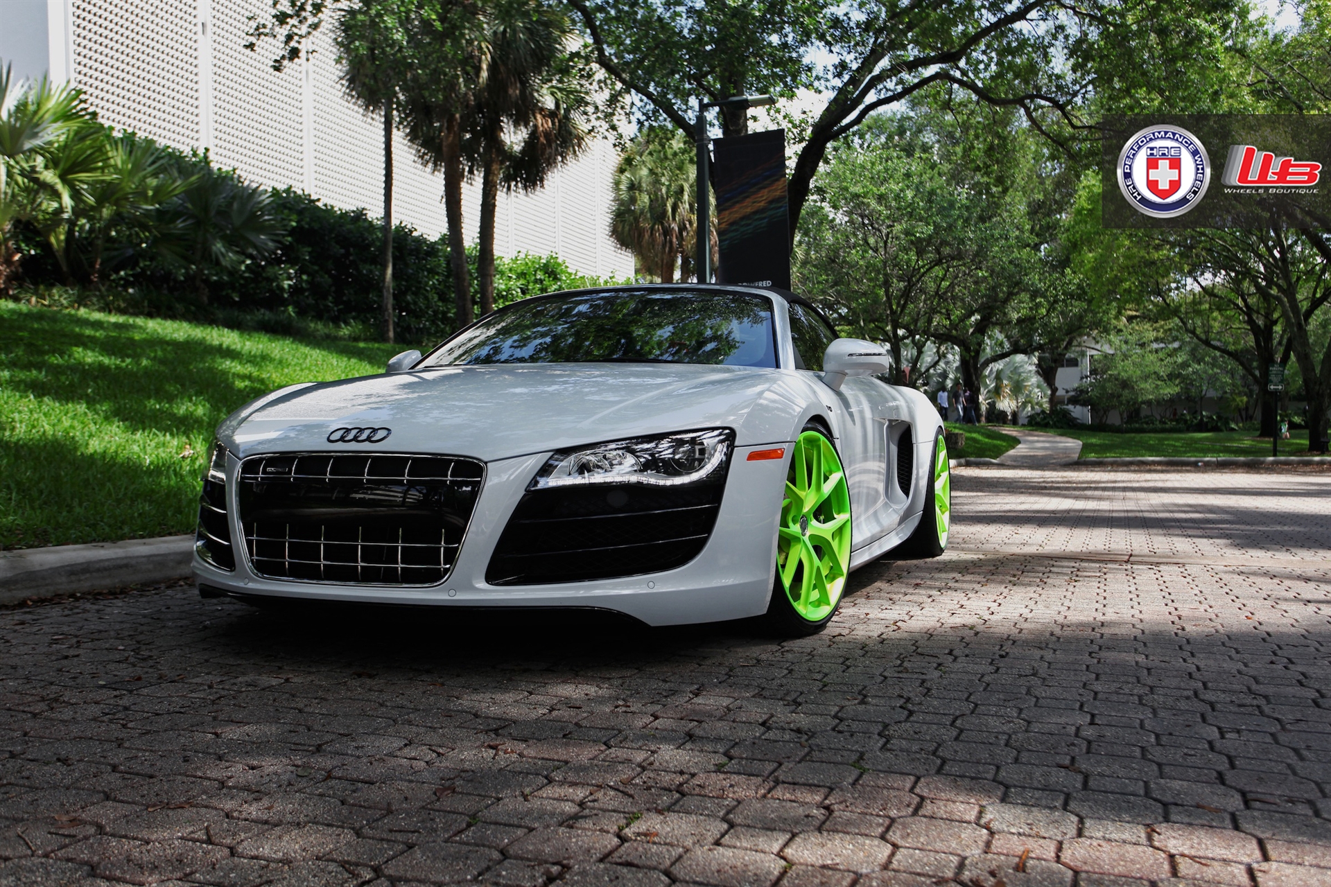HRE P101 – Satin Monster Green | Audi R8