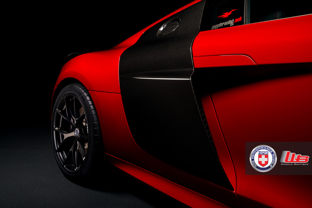 HRE P101 Satin Black | Audi R8