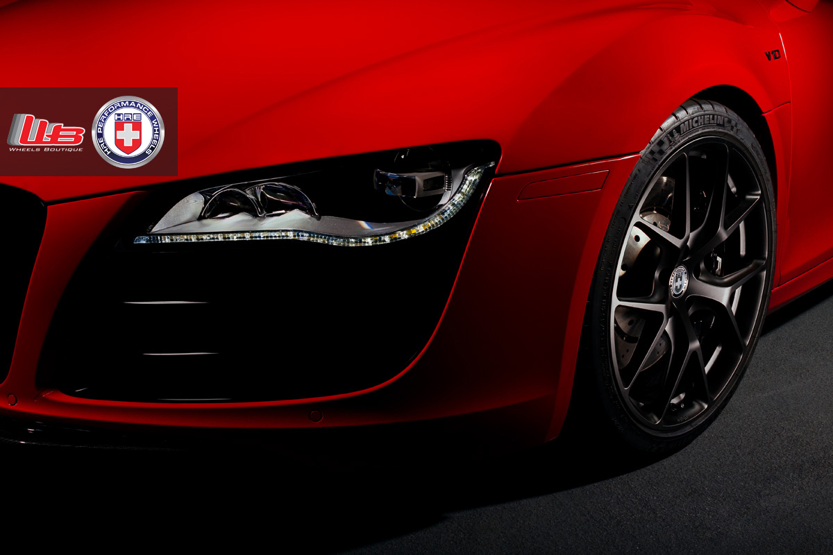 HRE P101 Satin Black | Audi R8